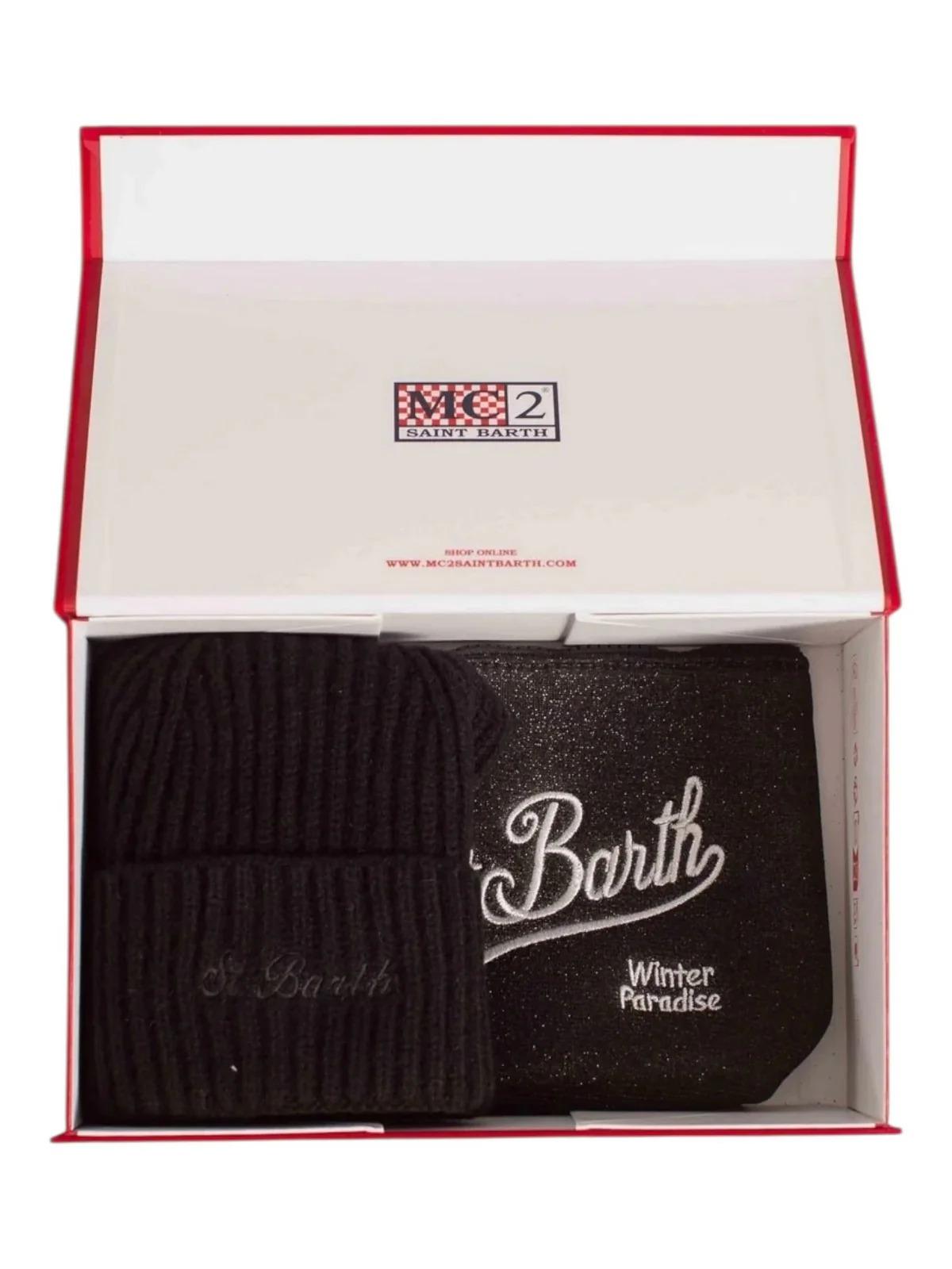 MC2 SAINT BARTH Pochette Donna CHRISTMAS BOX 03777I LUREX 00 EMB BOX0025 03777I MC2 SAINT BARTH 