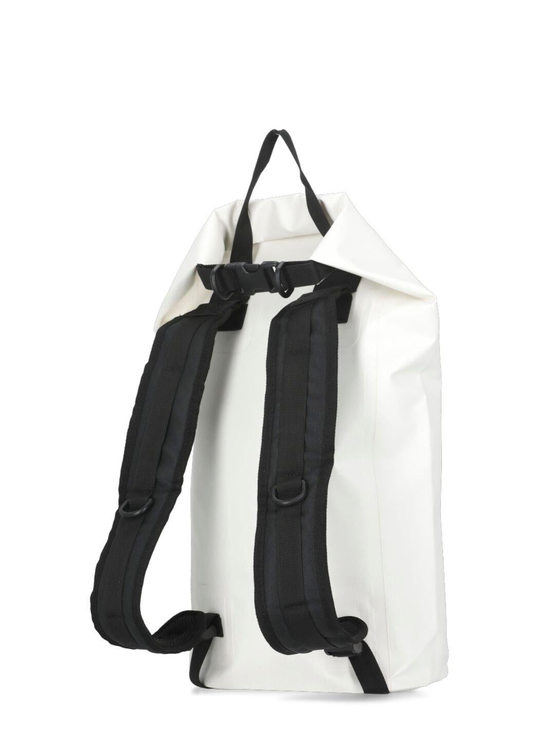 Zaino Backpack Aqua in PVC bianco tinta unita con logo stampato BAQ0001 01985H MC2 SAINT BARTH 