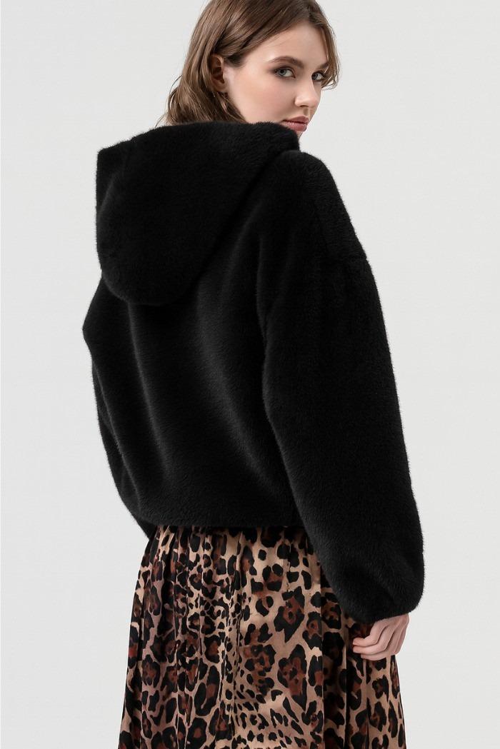 Fracomina giacca bomber regular black FR25WC4004O44501 053 FRACOMINA 