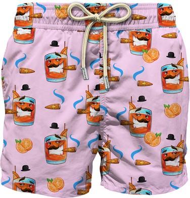 Costume bagno Mc2 Saint Barth Crypto old fashion rosa LIG0001 02991H MC2 SAINT BARTH 