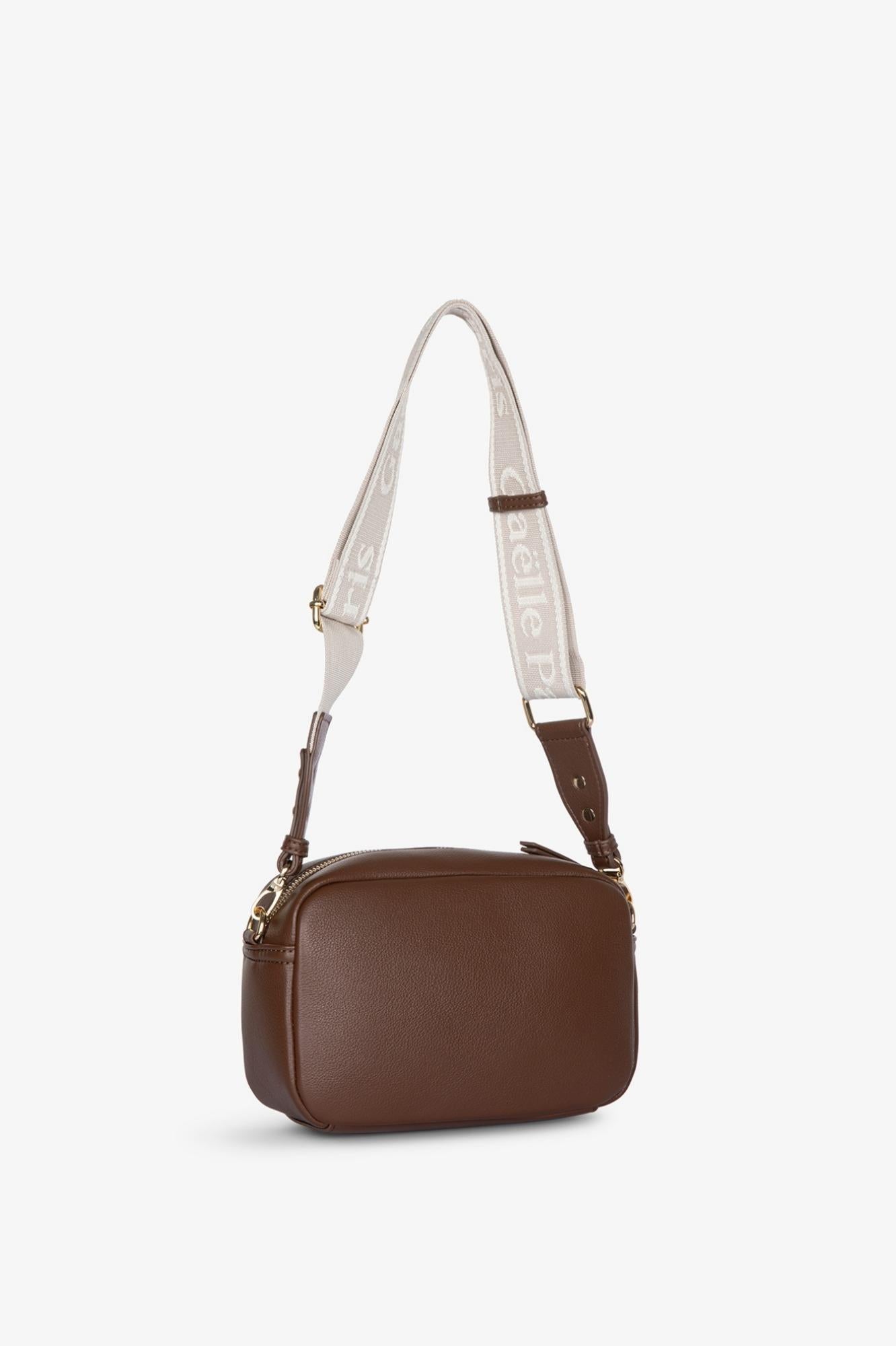 Regular Camera Bag Con Tracolla Jacquard  Moka - Gaëlle Paris GAACW03129-MTFI0007 MA63 GAELLE 