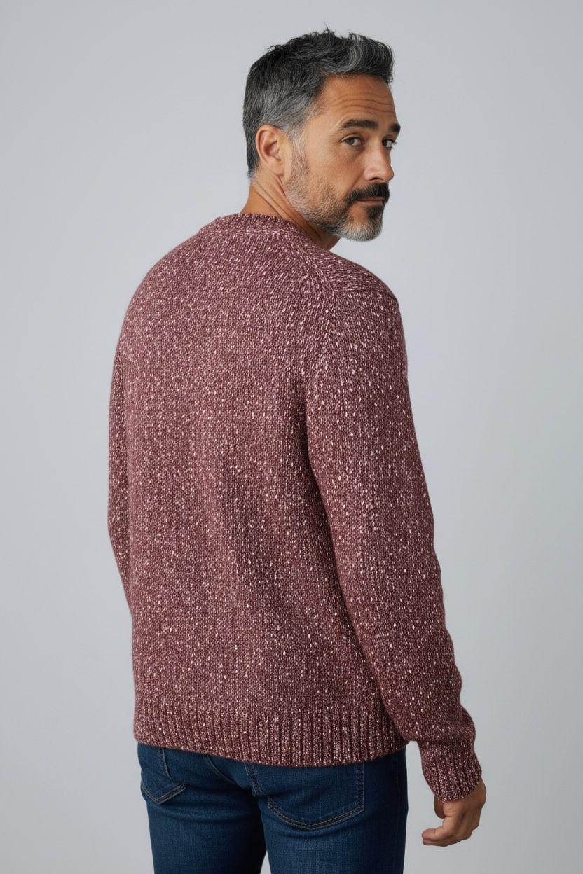 Maglione girocollo Bordeaux Luigi Gentile LG1254 51 LUIGI GENTILE 