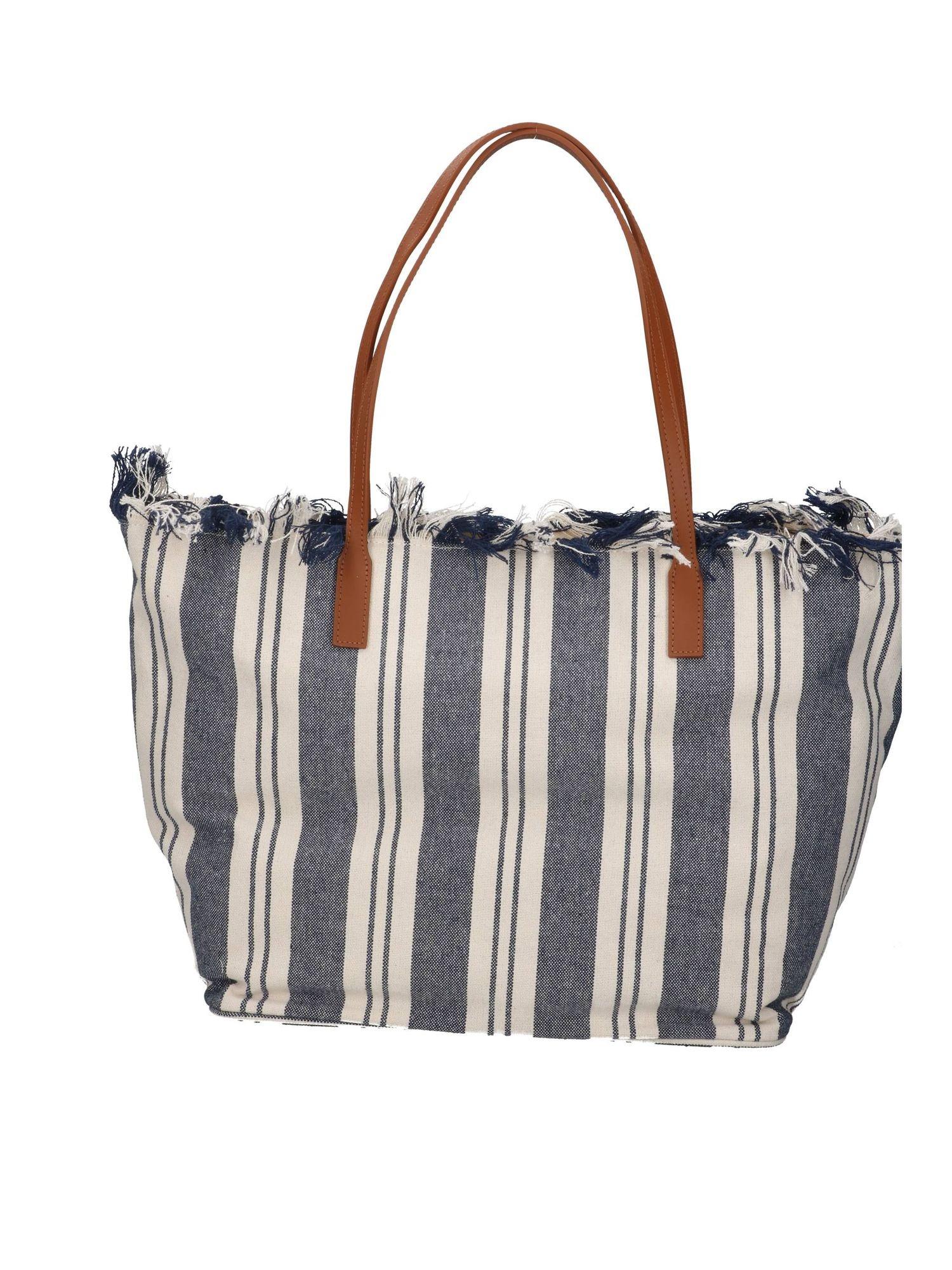 City bag fringe double stripes CBF0001 01762L MC2 SAINT BARTH 