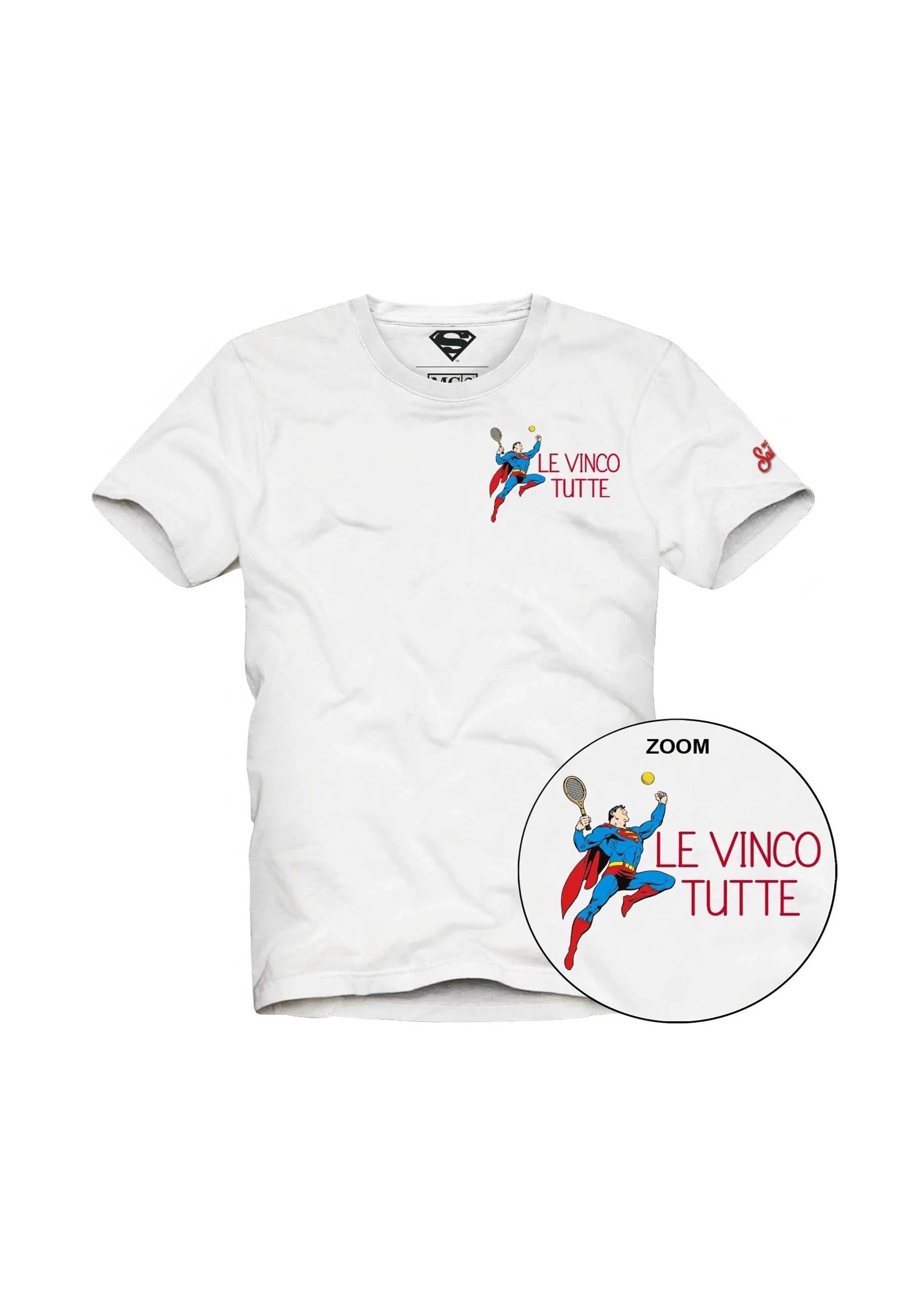 Mc2 saint barth T-shirt in Cotone Classico Stampa Superman POT0002 00841L MC2 SAINT BARTH 