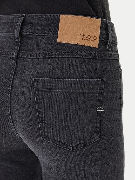 ViCOLO Jeans DF5090 Grigio Straight Leg DF5090 DENIM BLACK VICOLO 
