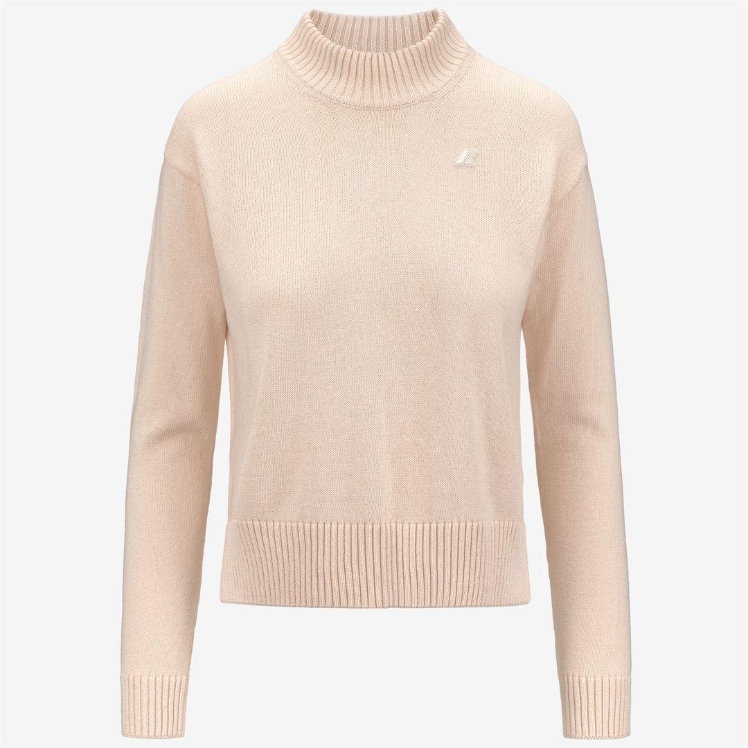 AGATA COTTON CASHMERE<BR/>PINK DIRTY MELANGE K81341W KA0 K-WAY 