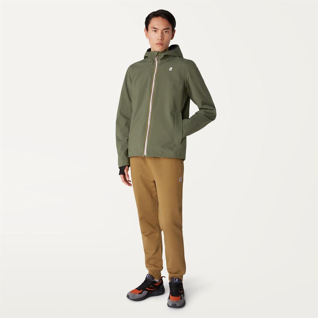 jacko bonded GREEN BLACKISH K6131BW AF0 K-WAY 