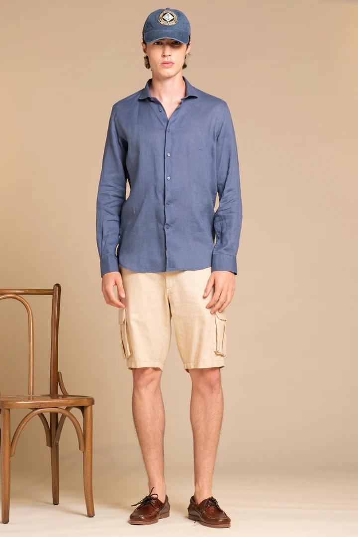 IMPURE M25SSSM-LIN139DENIM