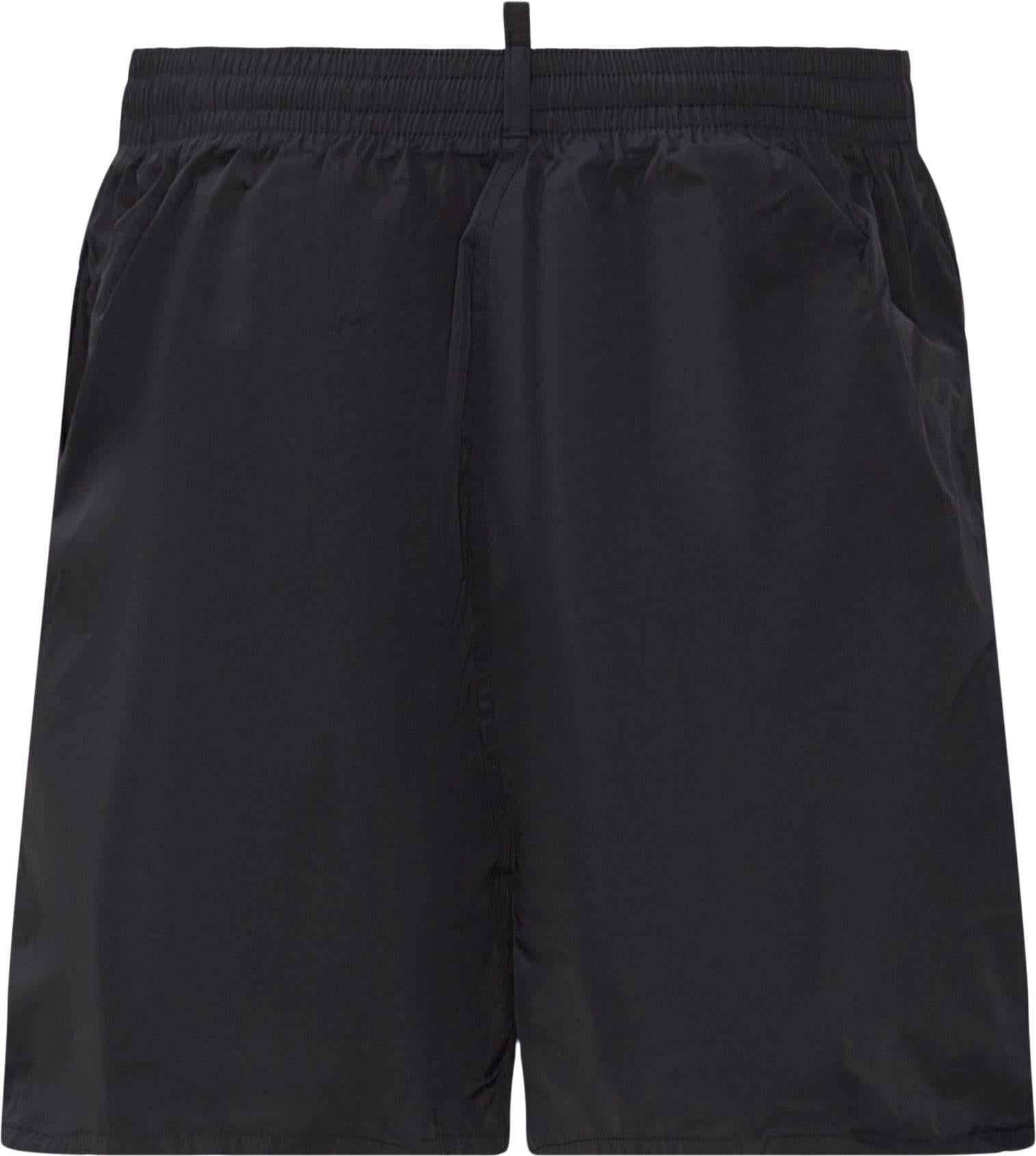 Costume Disquared2 boxer nero stampa bianca D7BM16000 010 DSQUARED 