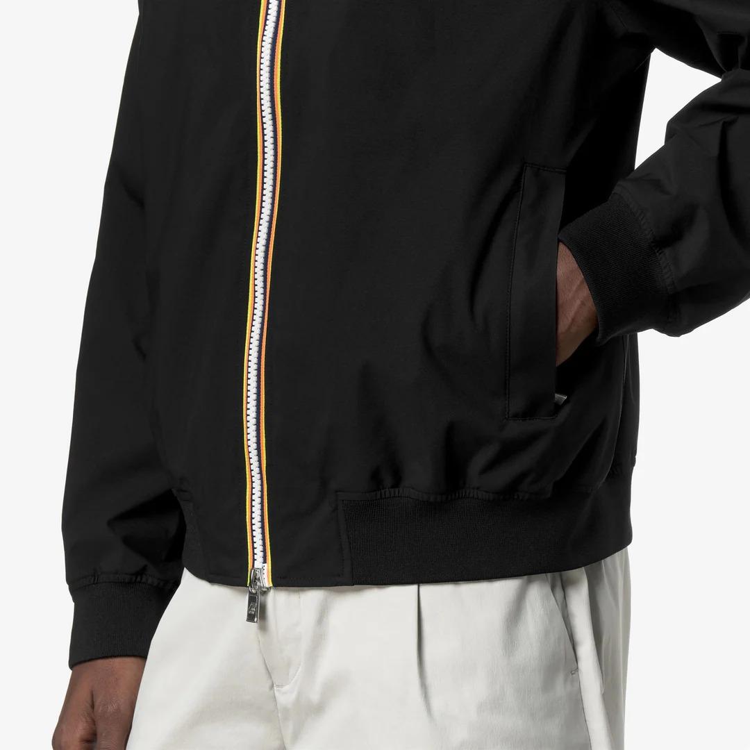 ARSENE STRETCH DOT<BR/>BLACK PURE K3157BW USY K-WAY 