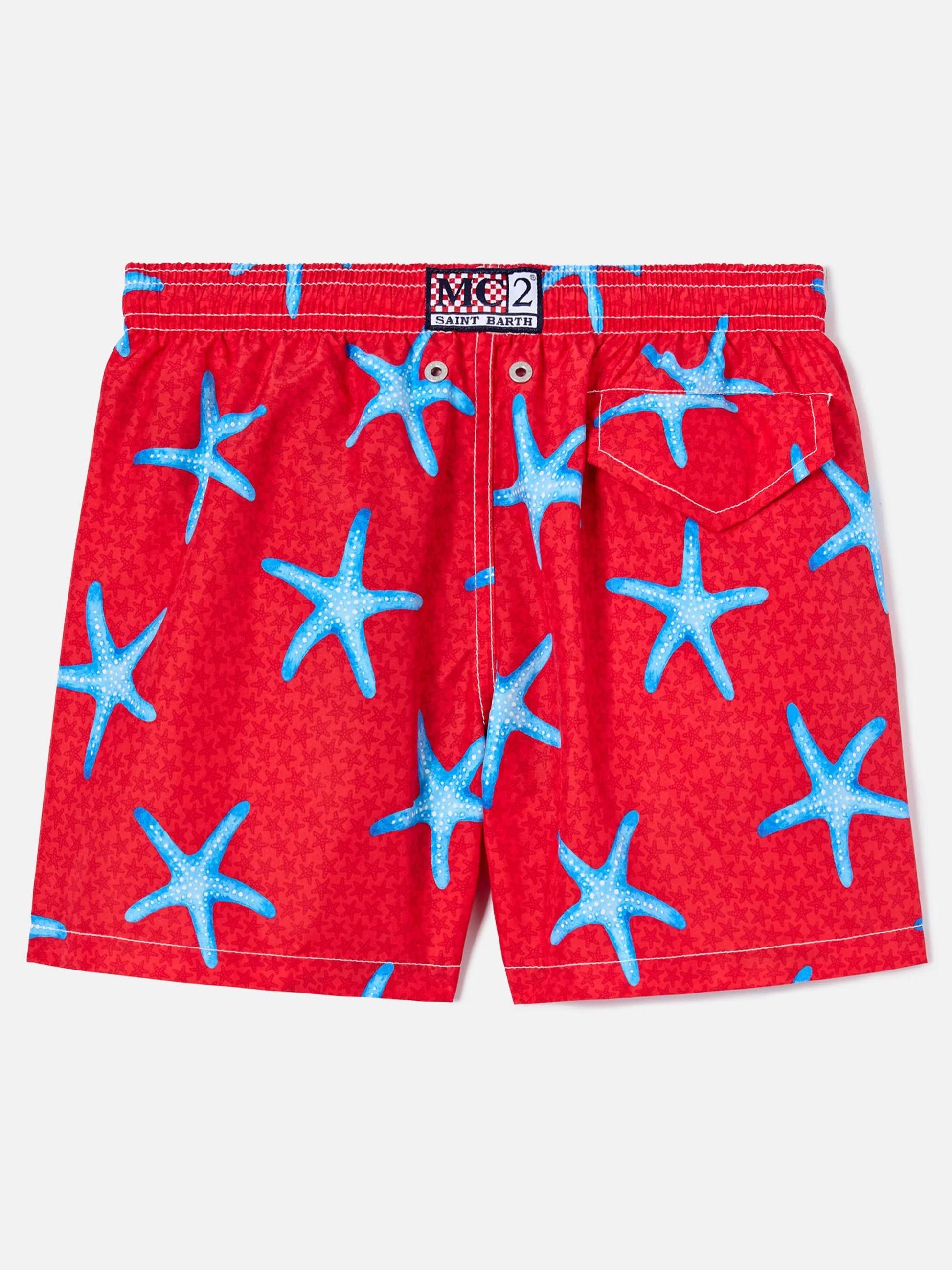 Costume Jean Lighting con stampa Stelle marine all-over JEA0004 02047L MC2 SAINT BARTH 