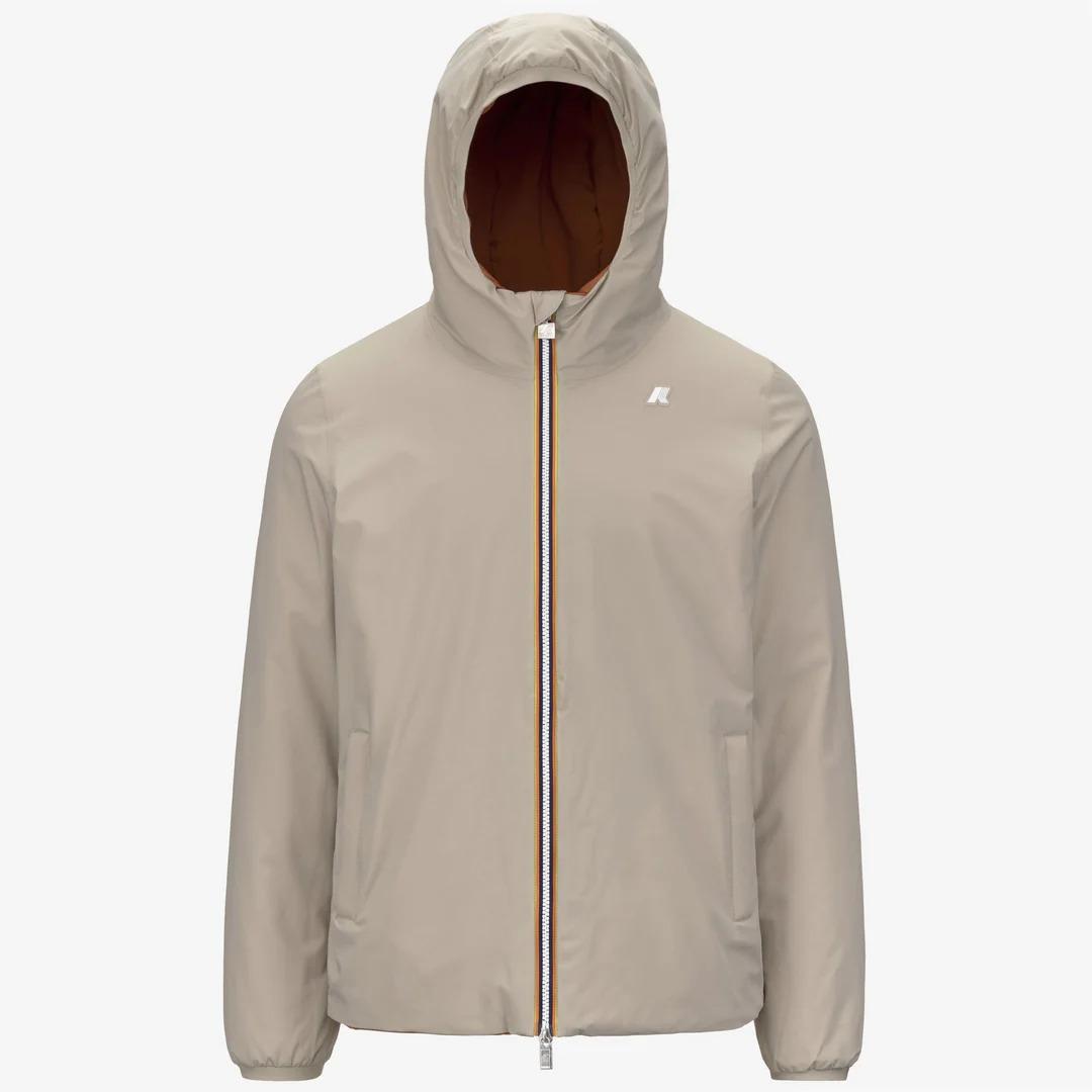JACK ST WARM REVERSIBLE<BR/>BEIGE CASHMERE-ORANGE ADOBE K6128VW B2Q K-WAY 