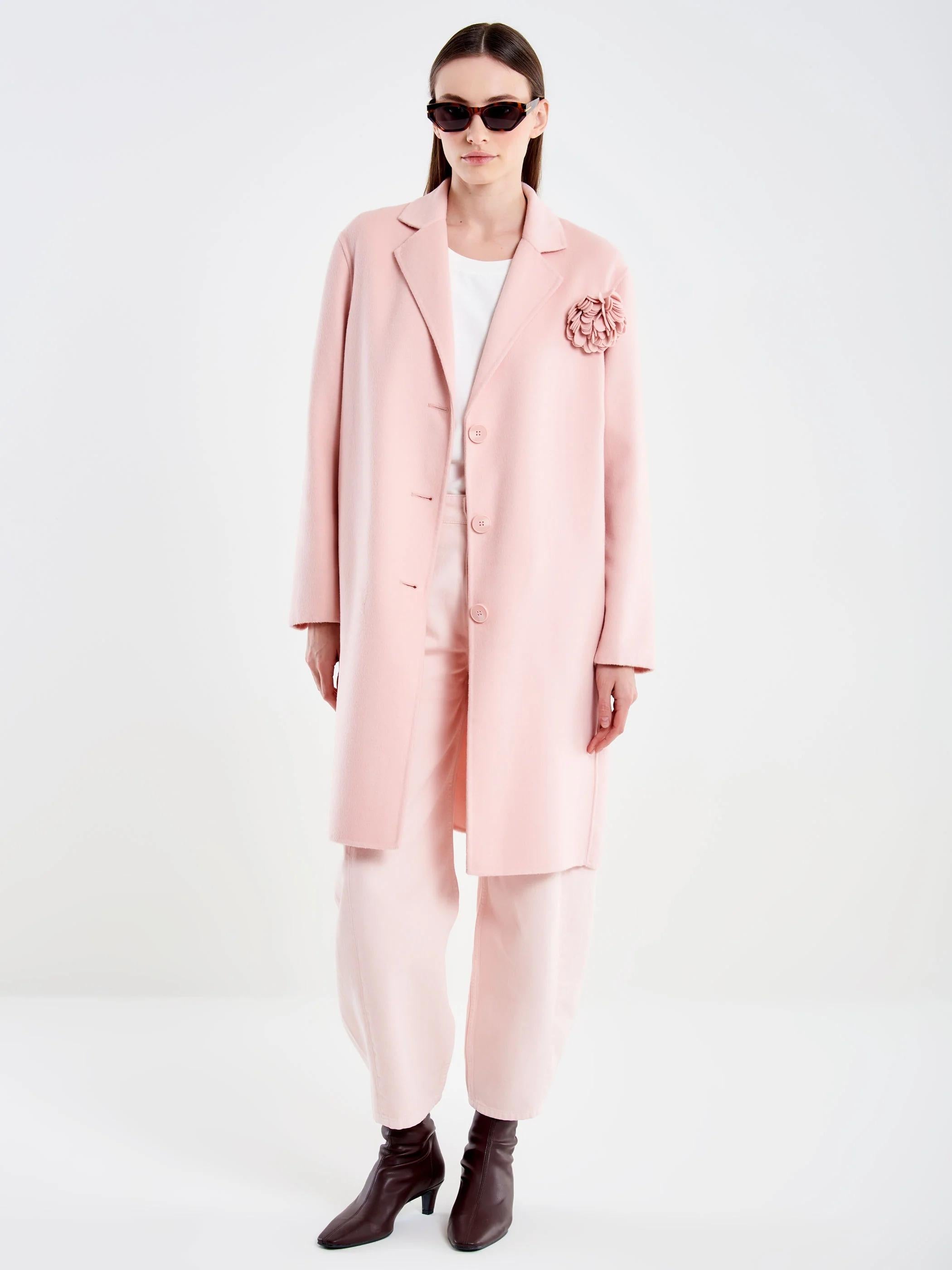 Vicolo Cappotto Ovetto Rosa con Fiore TAB0002 30/2 VICOLO 