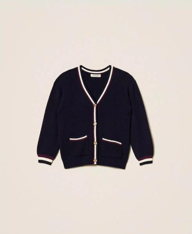 TWINSET CARDIGAN CLASSIC BLUE 252GB3060 11956 TWINSET 