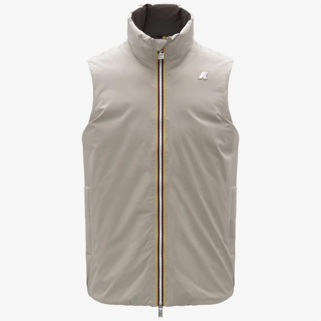 VALEN ST THERMO REVERSIBLE<BR/>BEIGE CASHMERE-BLACK OLIVE K4131IW B25 K-WAY 