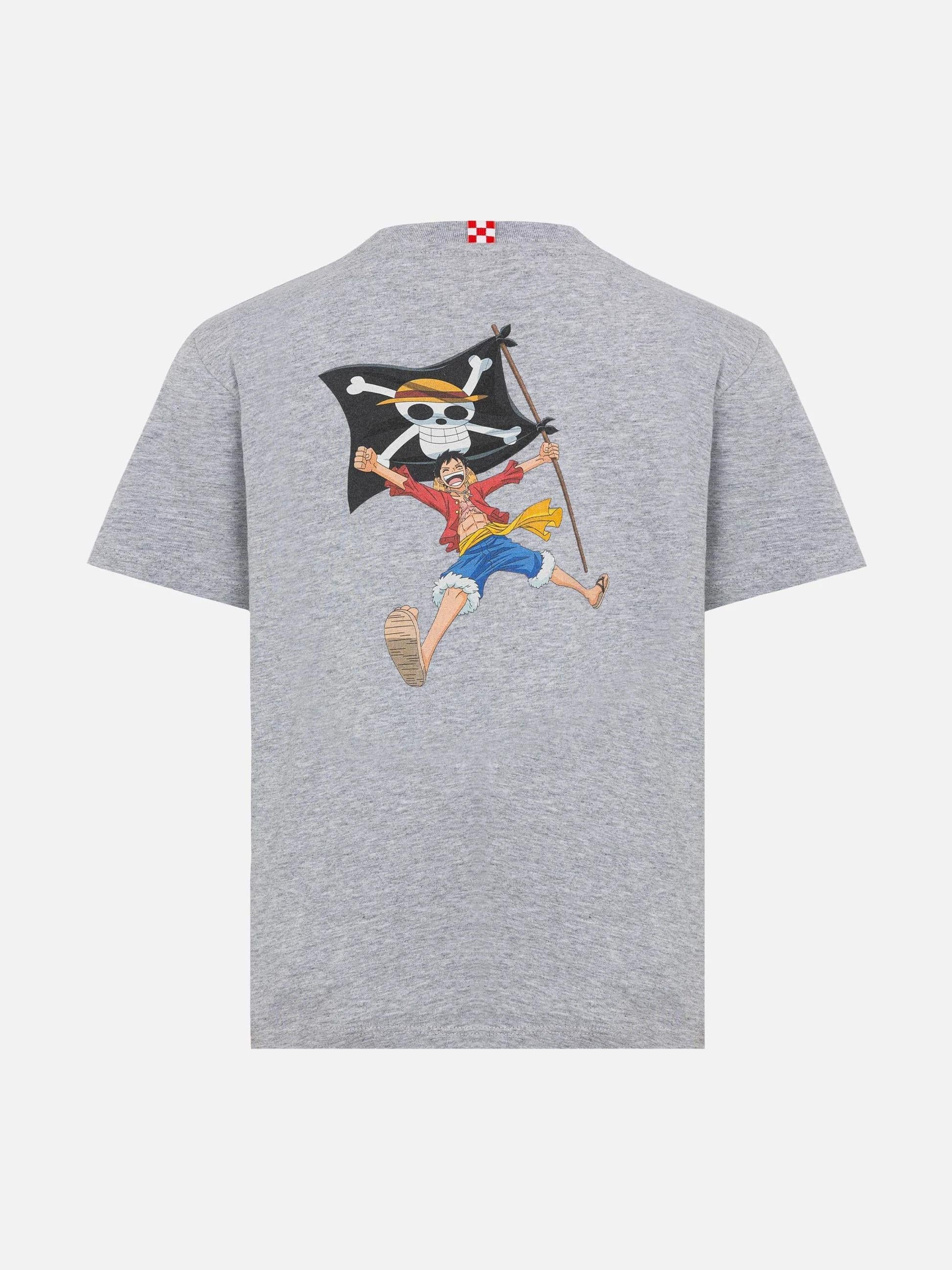 T-shirt Portland in cotone con ricamo e stampa One Piece | ONE PIECE SPECIAL EDITION PRL0001 03968L MC2 SAINT BARTH 