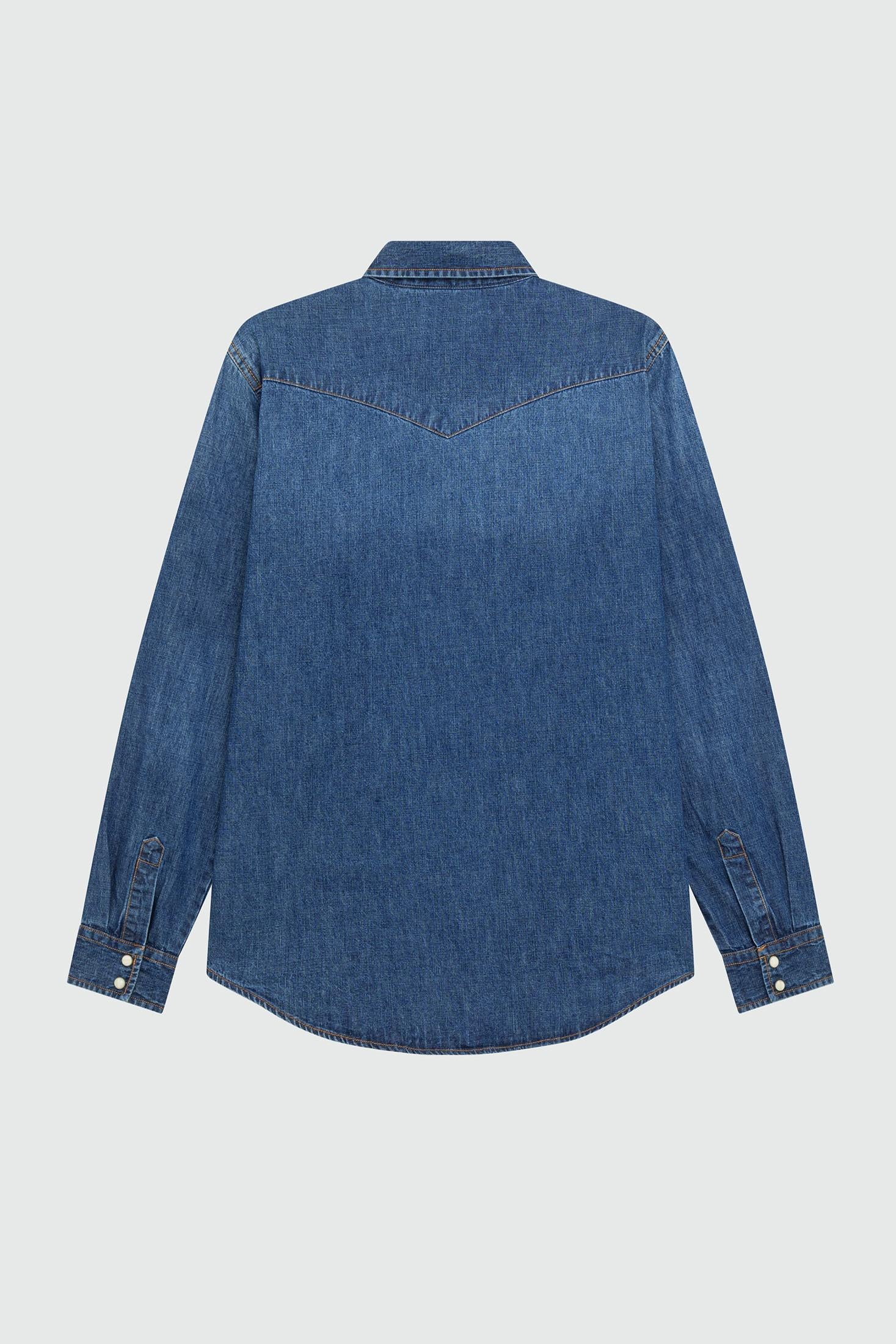 ROY ROGER'S CAMICIA MARTIN IN DENIM BRUCE RRU400CP202798 0999 ROY ROGER'S 