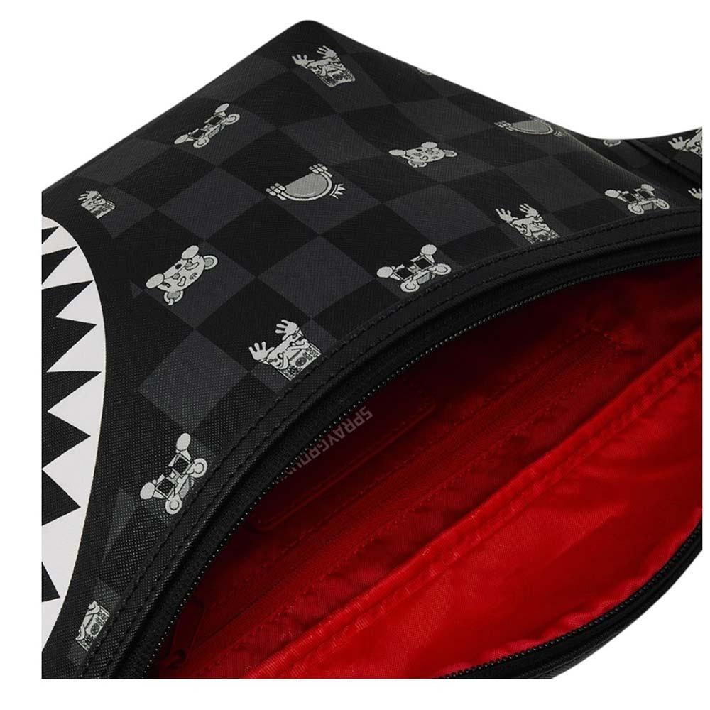 SPRAYGROUND Marsupio GRAY PEEKING CHARACTER CHECK SAVVY 910B8912NSZ 910B8912NSZ V.UNICA SPRAYGROUND 