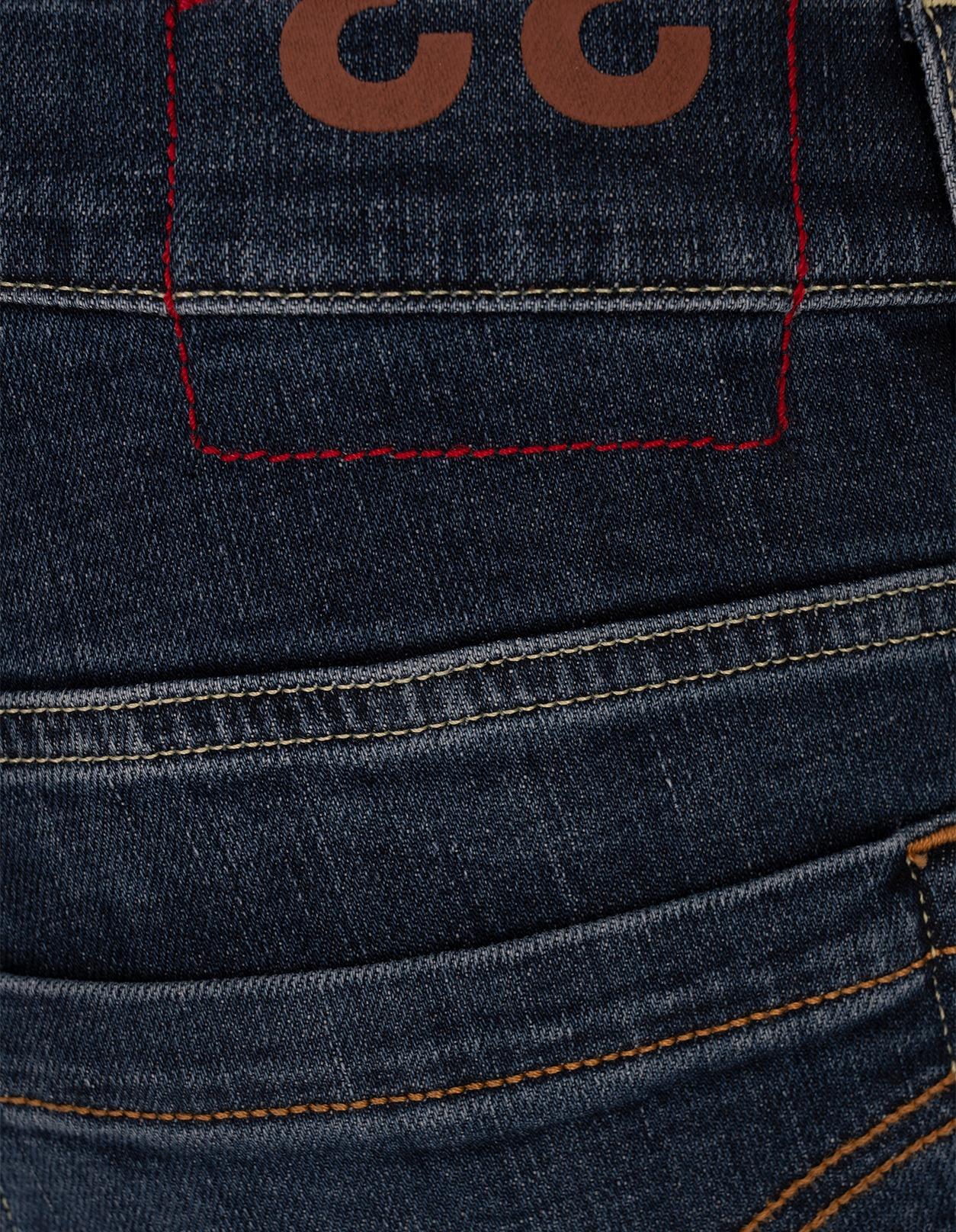 Jeans George Skinny In Denim Stretch Responsabile Blu Scuro UP232-DSK316U-J12 800 DONDUP 