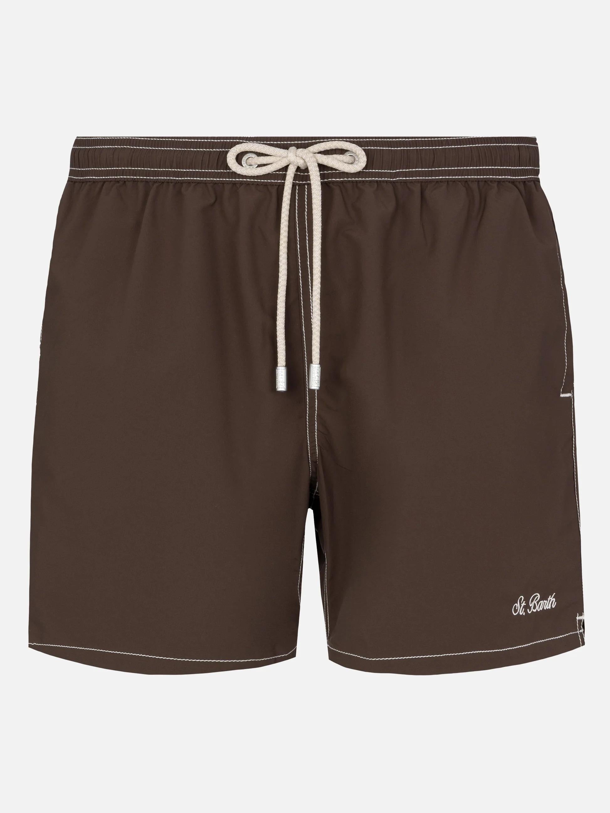 Costume classico leggero Patmos DARK BROWN PATM001 00085L MC2 SAINT BARTH 