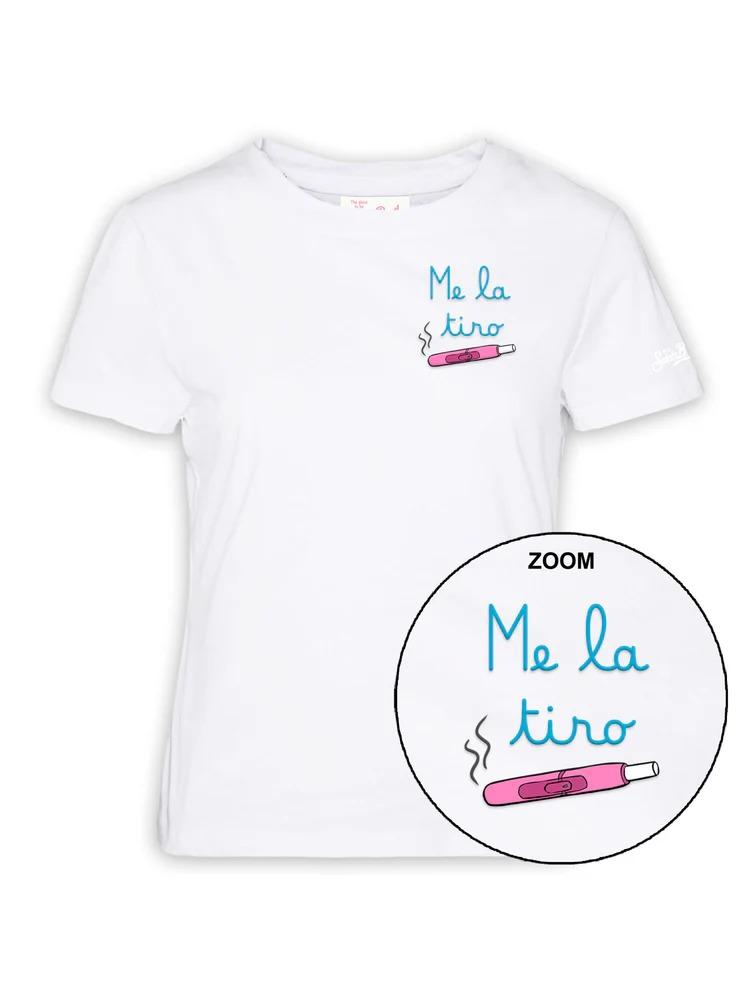 MC2 Saint barth EMILIE T-shirt da donna bianca ME LA TI TIRO EMI0001 09586L MC2 SAINT BARTH 