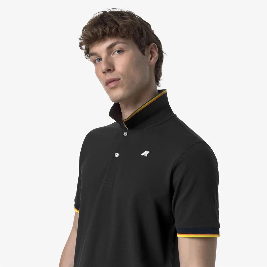 VINCENT PIQUE SLIM<BR/>BLACK PURE K1125BW USY K-WAY 