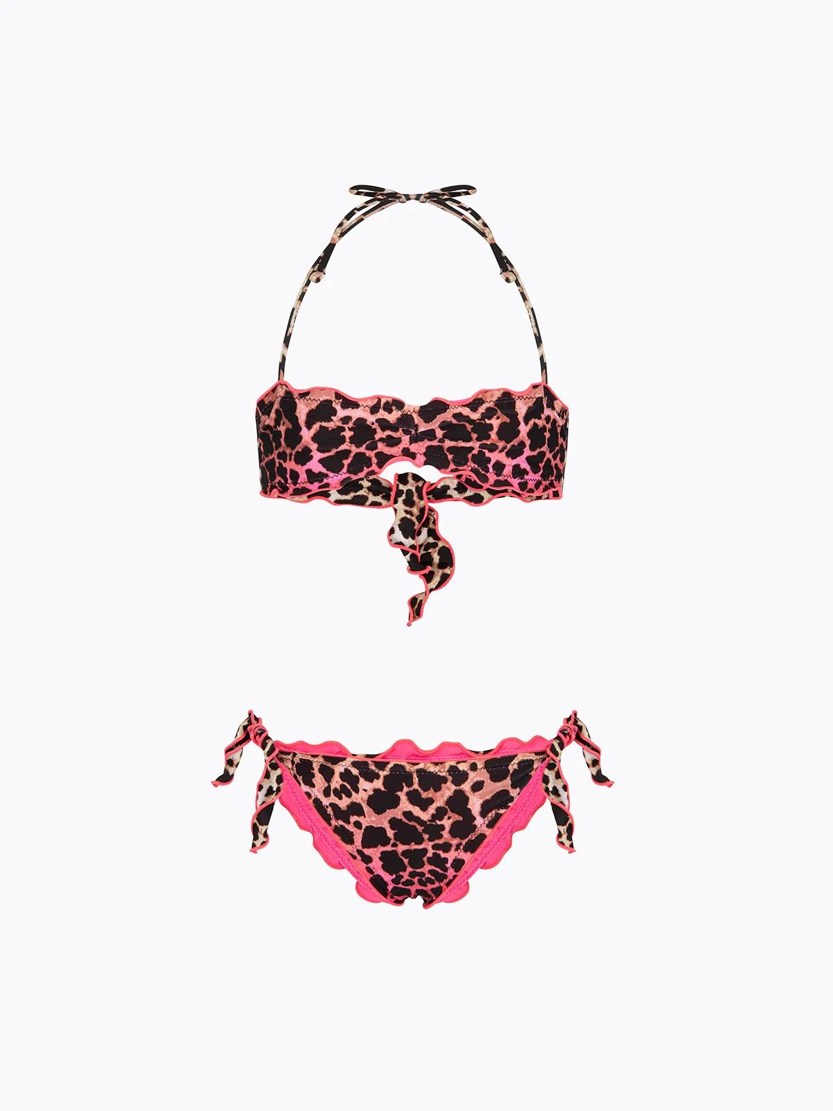 Bikini Bambina F**K Fascia con Slip Regolabile Fantasia SG0121-X08 FJ26-SG0121 X08 F**K 