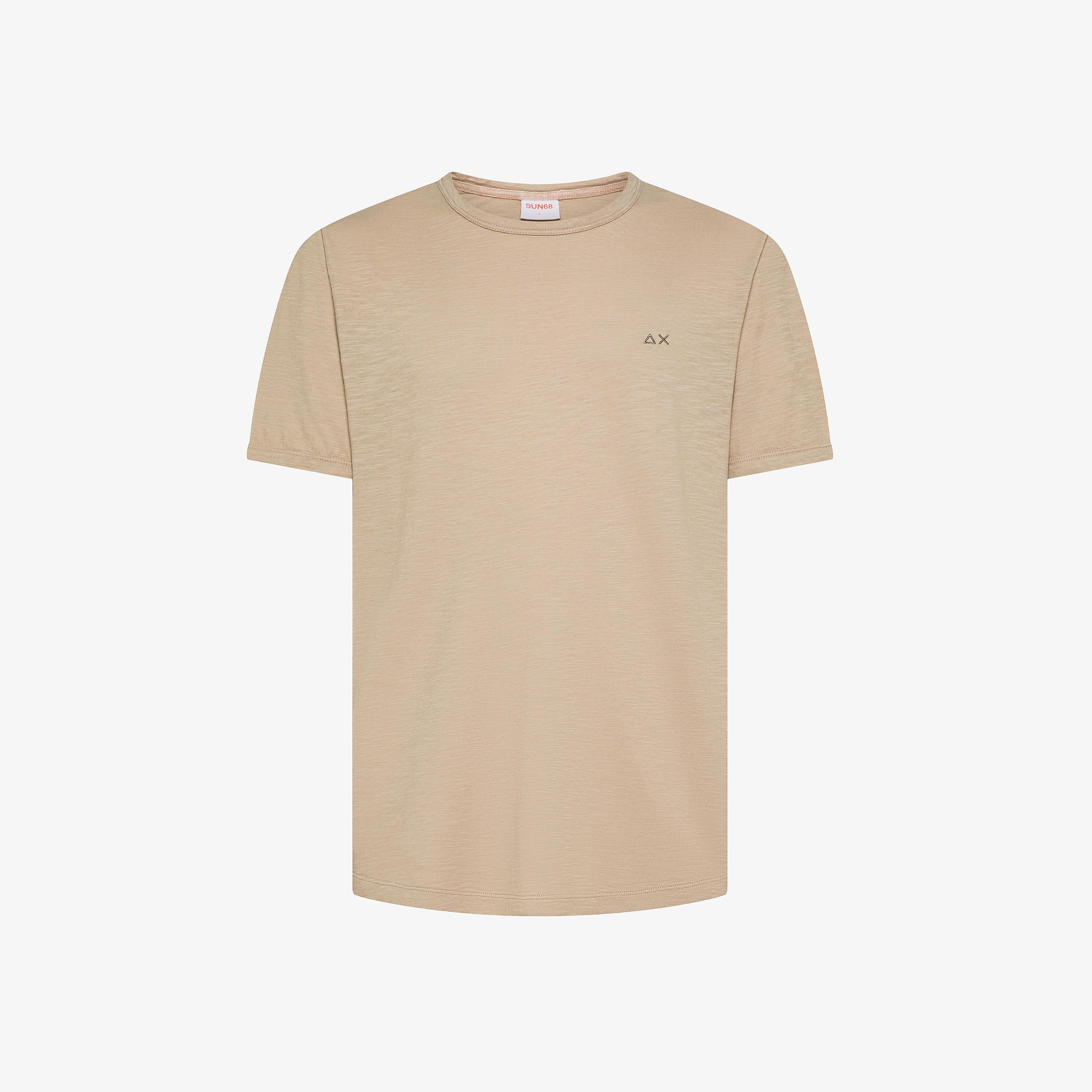 SUN68 T-shirt jersey slub Stone T36115 98 SUN 68 