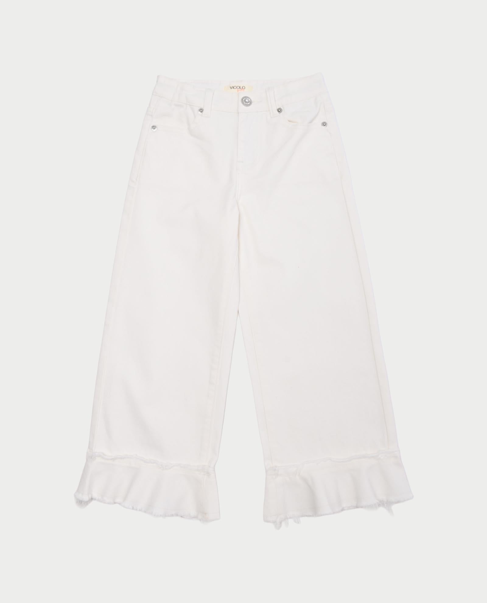 Jeans bianco Vicolo bambina 3145PD00452OFF WHITE 3145PD00452 OFF WHITE VICOLO 