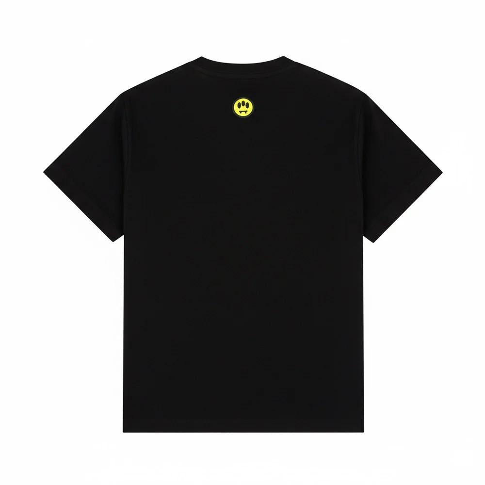 Barrow T-shirt Girocollo Nera Con Teddy S6BKJUTH065-110 OFF NERA S6BKJUTH065 110 BARROW 
