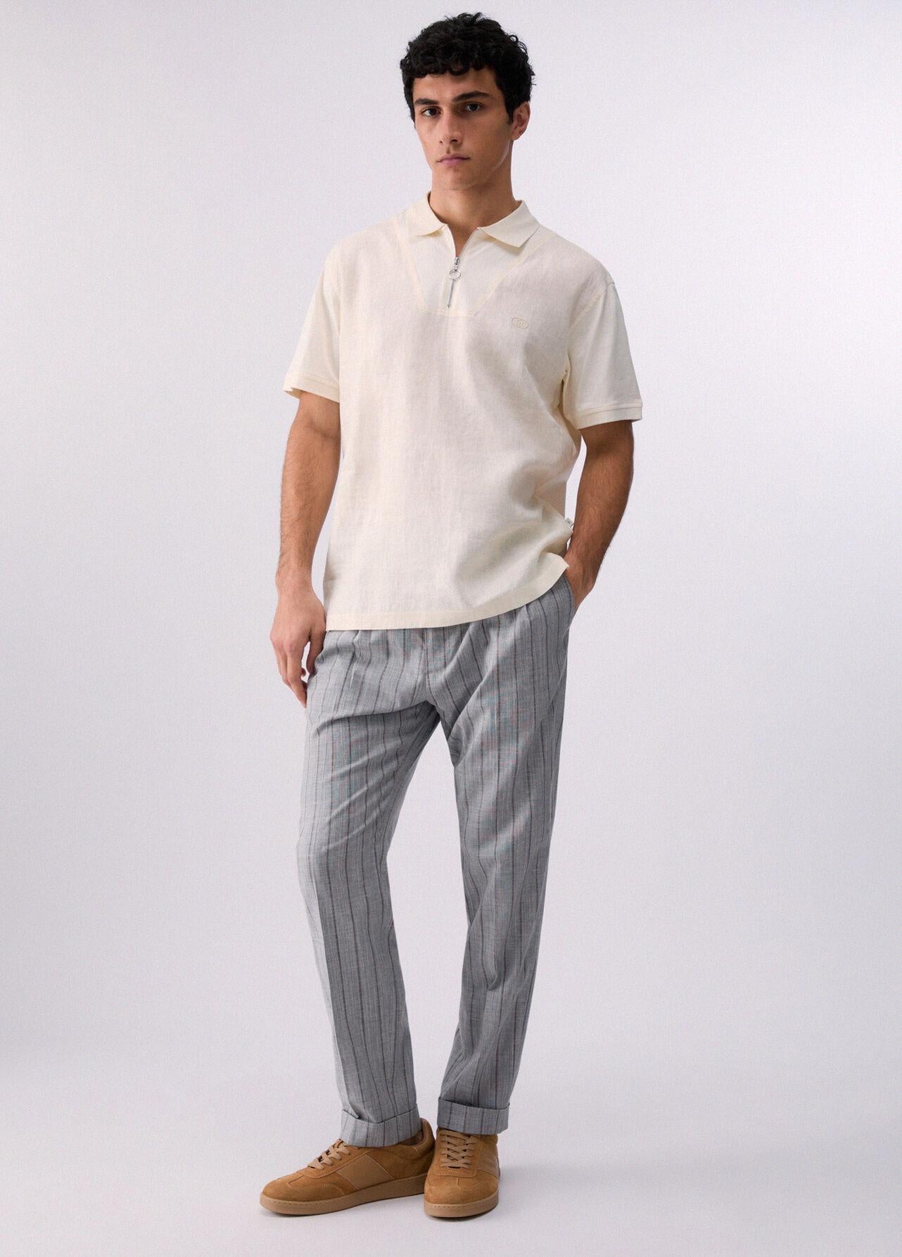 LIU-JO Polo 100% lino QA6175J3914 20601 LIU-JO 