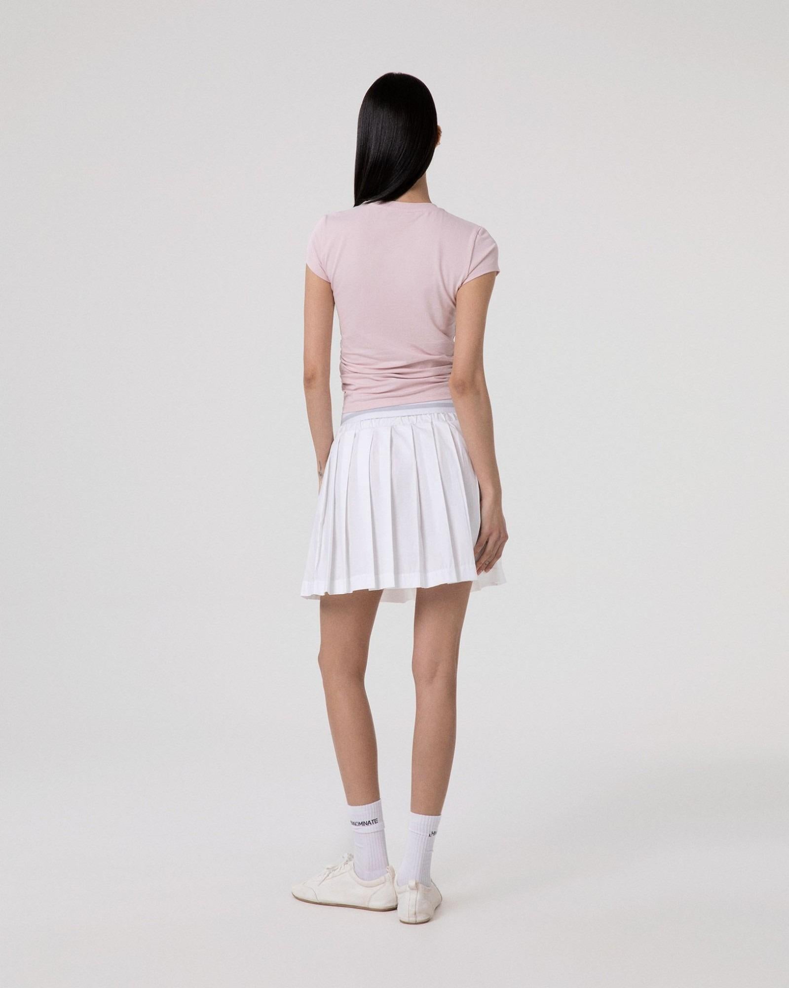 T-Shirt In Bielastico Con Fianchi Arricciati  Nude HINNOMINATE HMABW02479-PTTS0059 RO06 HINNOMINATE 