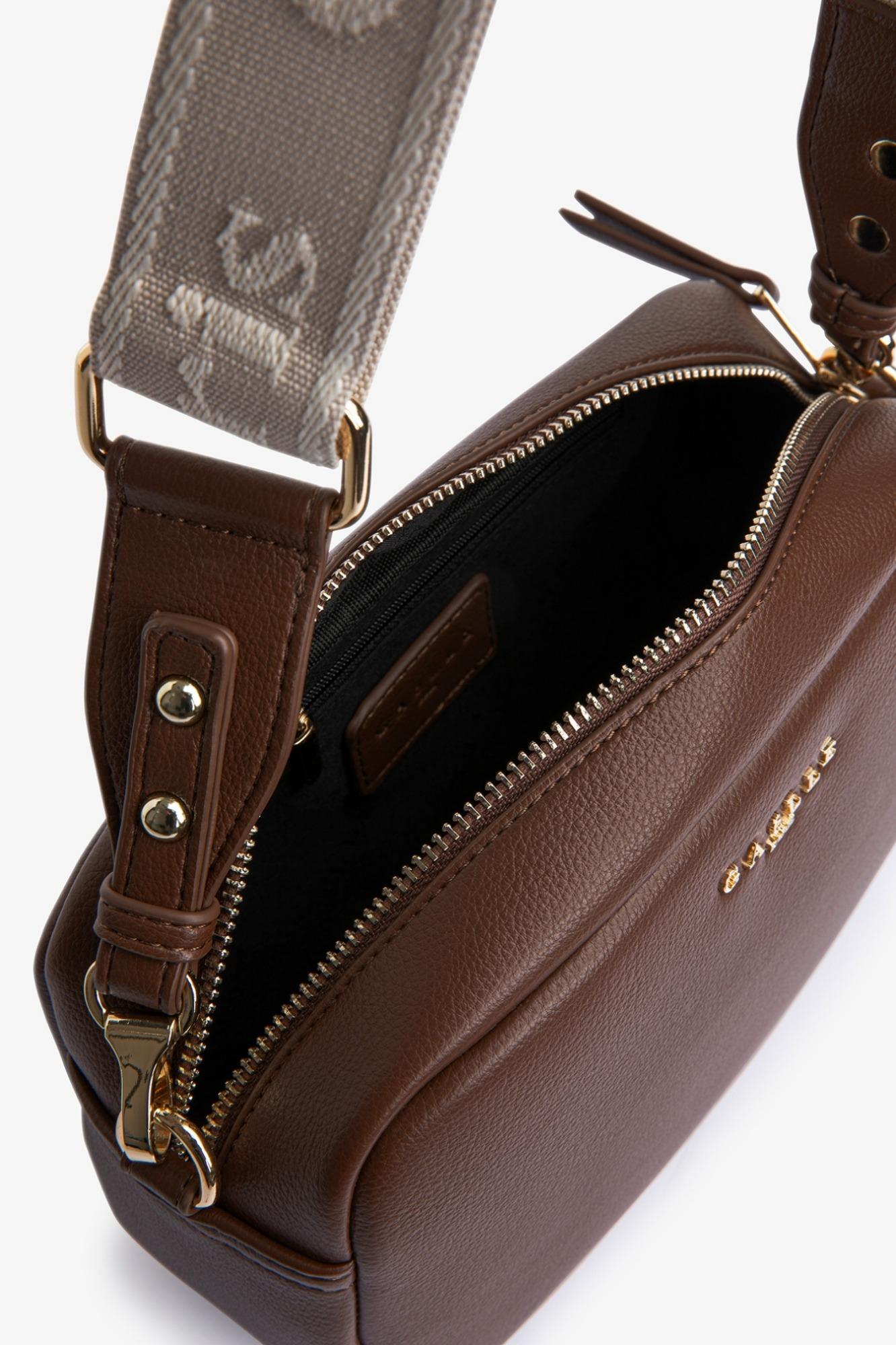 Regular Camera Bag Con Tracolla Jacquard  Moka - Gaëlle Paris GAACW03129-MTFI0007 MA63 GAELLE 