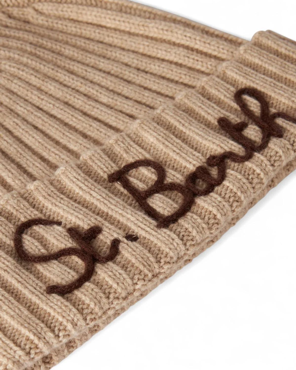 MC2 Saint Barth berretto in lana beige WENG001 03344I MC2 SAINT BARTH 