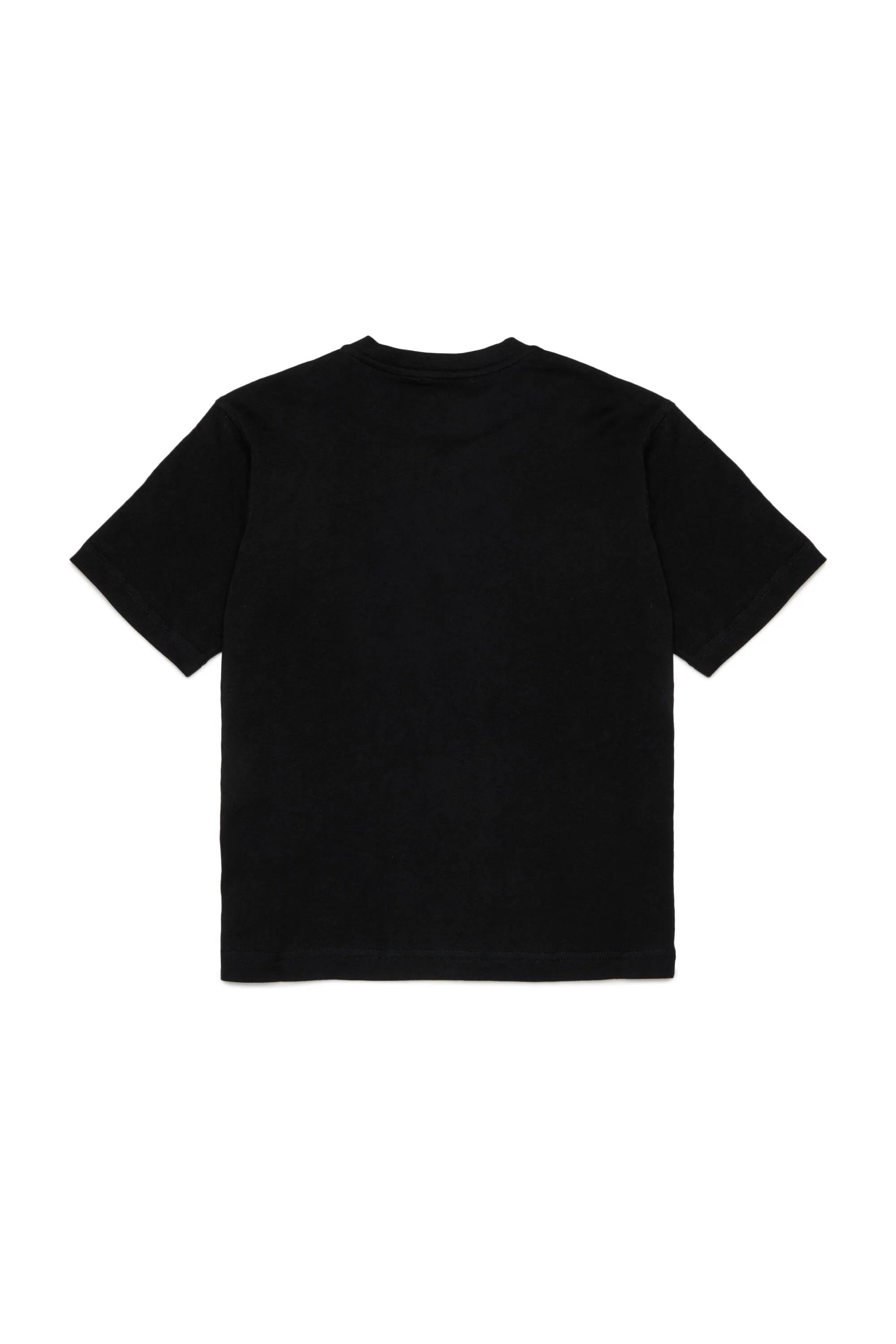 DIESEL T-shirt con logot circle over nera J02582-DGRAI K900 DIESEL 