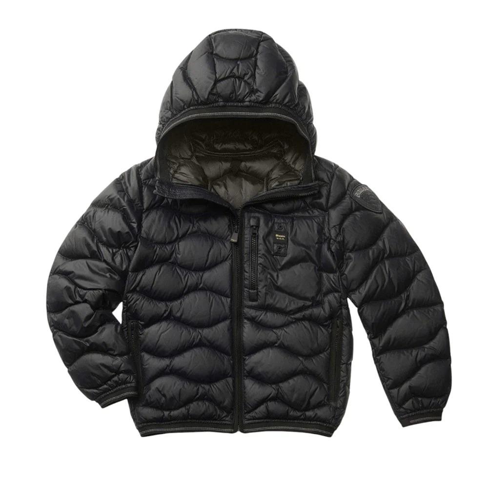 Blauer Giubbino trapuntato a onde Brinton da bambino NERO 25WBLKC03438-006719* 999BO BLAUER 