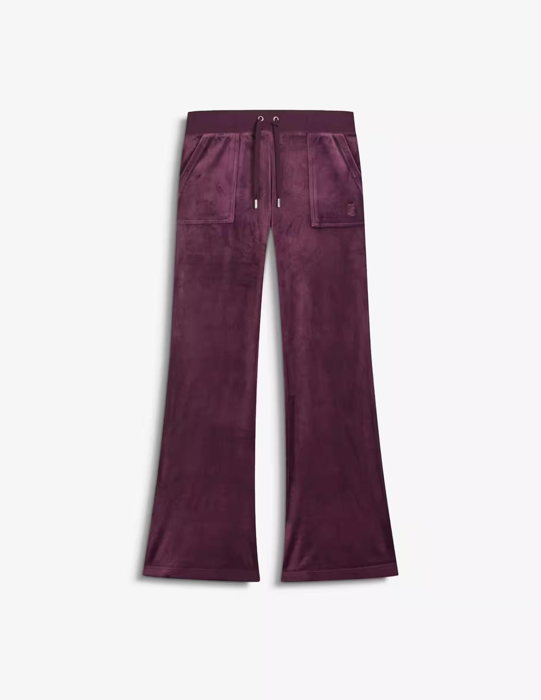 Juicy Couture<BR/>Pantaloni a vita bassa Layla Bordeaux VEJB70004WPF WT1 JUICY COUTURE 