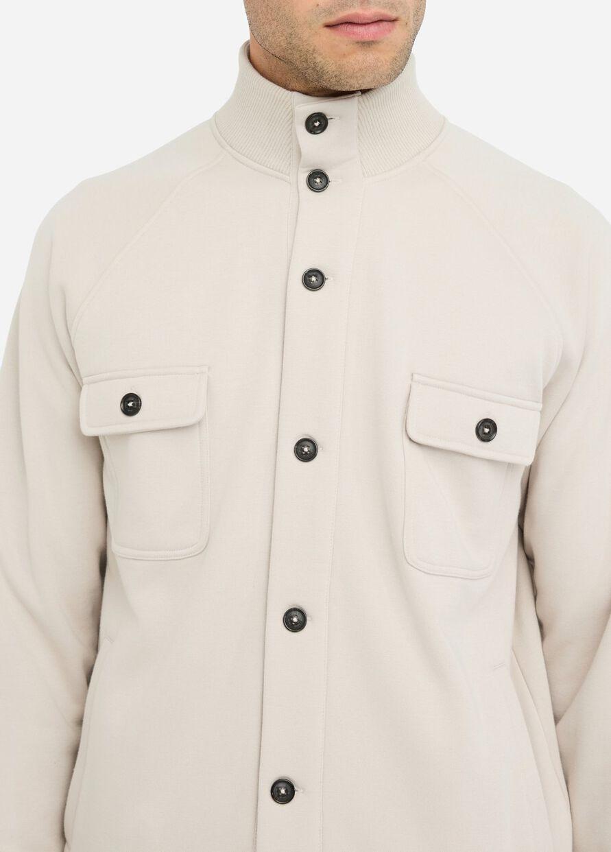 Liu-jo Cardigan in felpa di cotone nebbia QF5160F0328 50000 LIU-JO 