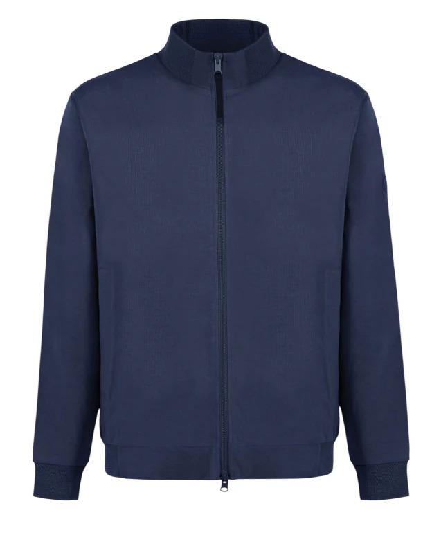 FELPA CON ZIP COLLO IN PIEDI SAKU PF722 NAVY BLUE SAKU-PF722 790 PEOPLE OF SHIBUYA 