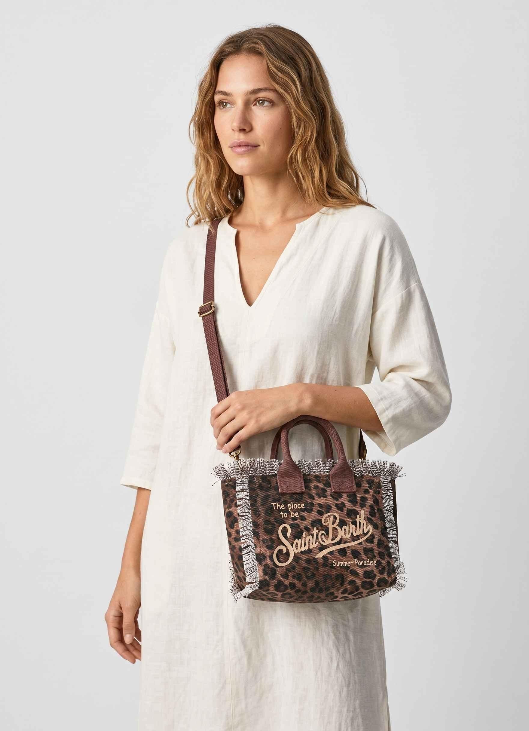 Borsa  SAINT BARTH VANITY MINI 00190L - Sand Leopard VAMI001 00190L MC2 SAINT BARTH 