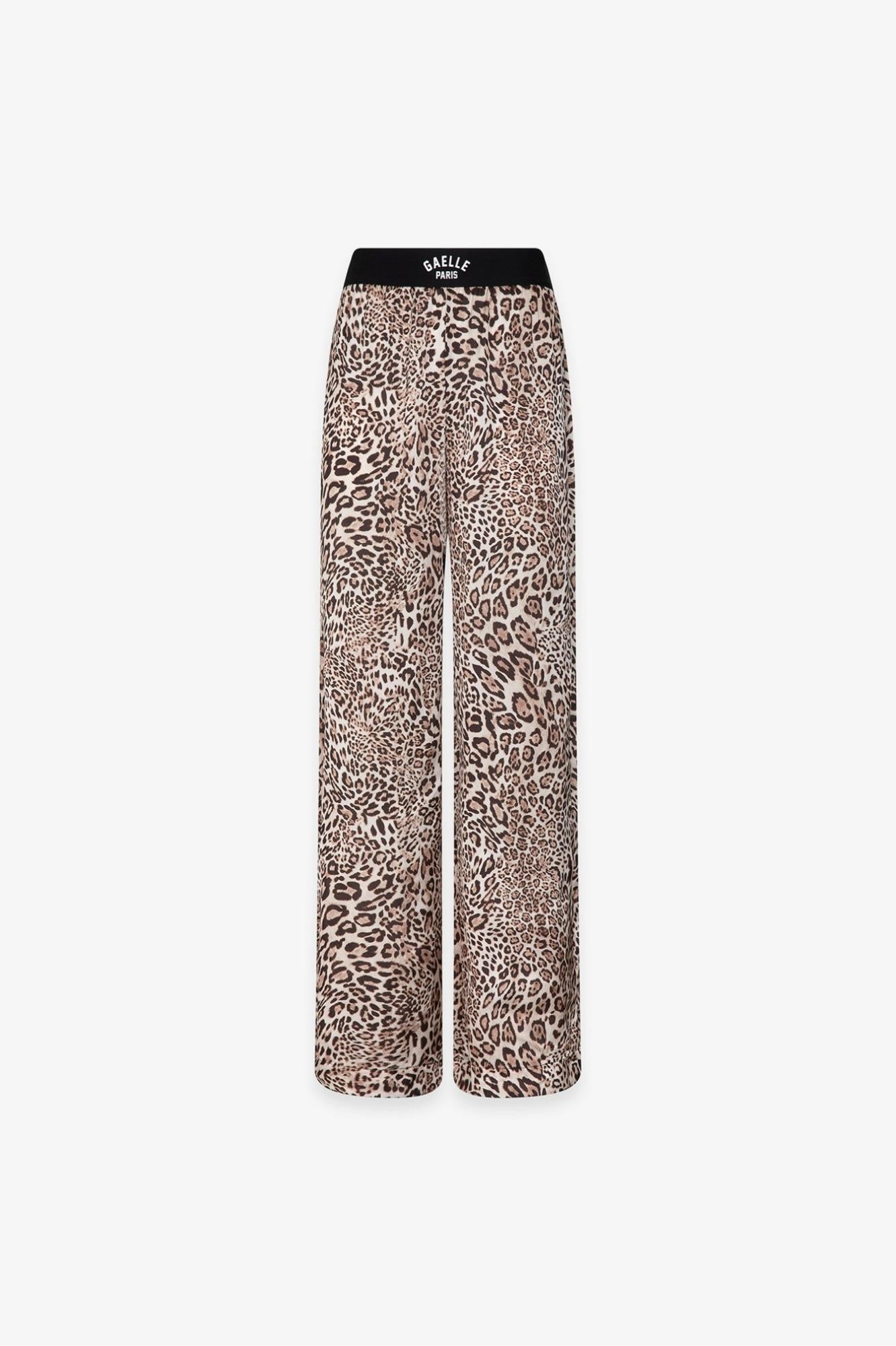Pantalone Morbido In Raso  Maculato - Gaëlle Paris GAABW09301-PTTR0030 MC00 GAELLE 