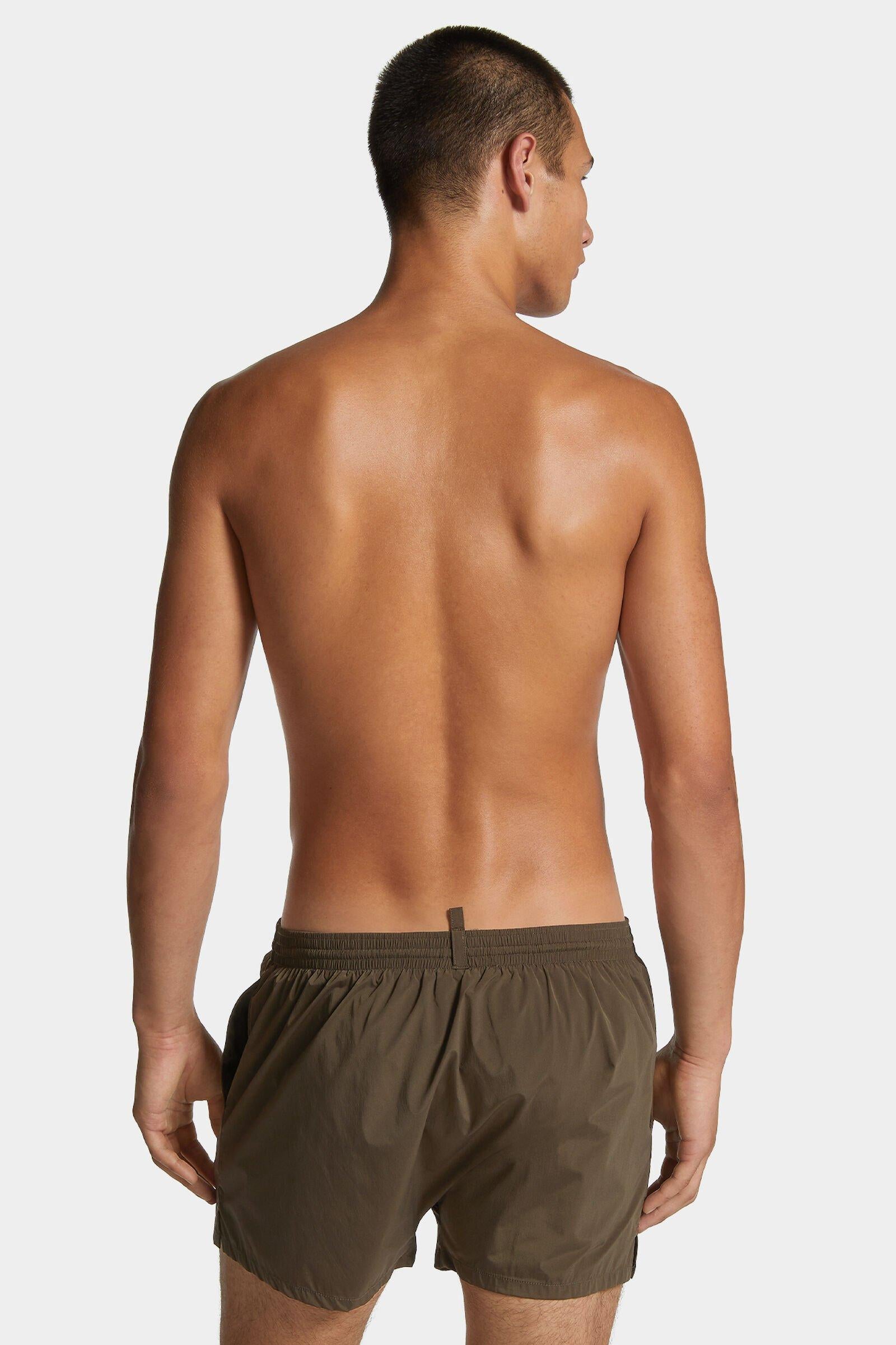 Costume Dsquared2 boxer midi verde militare D7B646000 307 DSQUARED2 