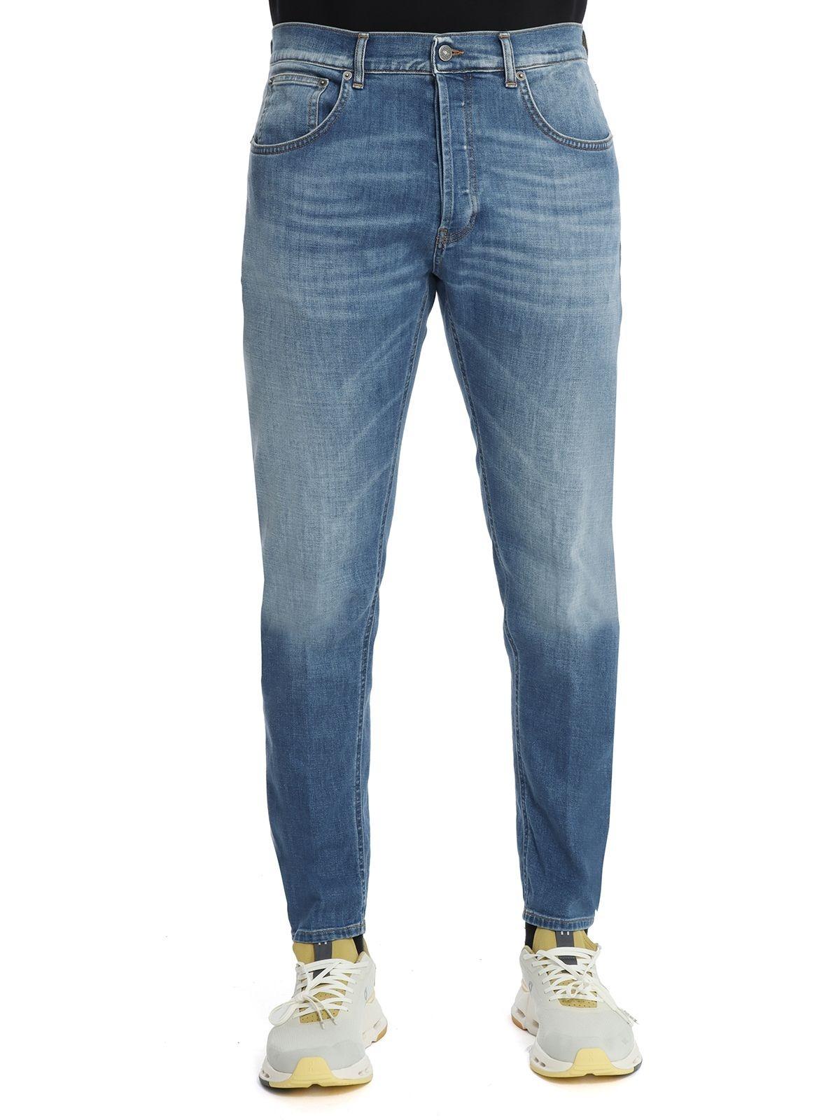 Dondup Jeans Dian Carrot Cinque Tasche Slim Fit Uomo Blu UP576-DS0345U-LG6 800 DONDUP 