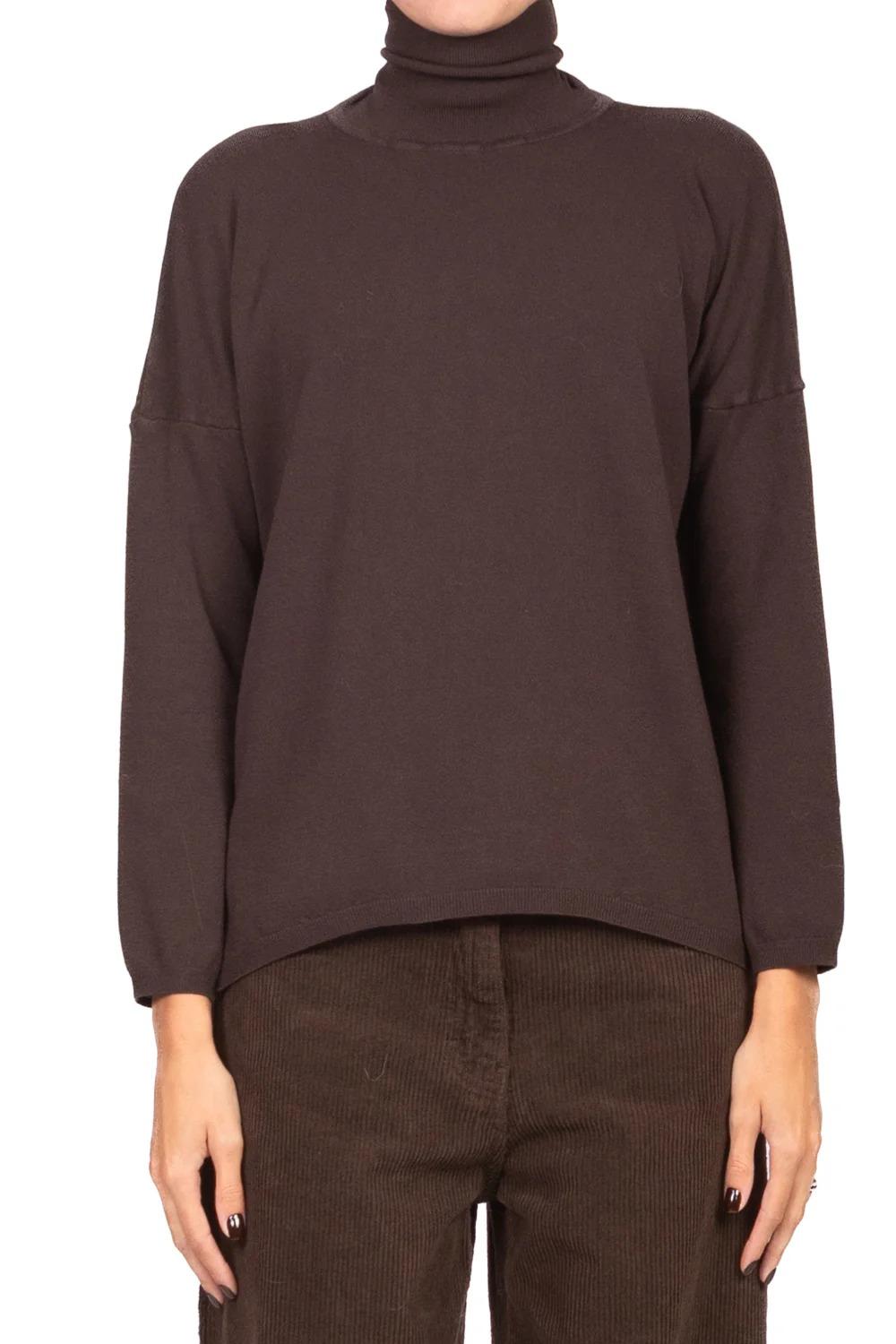 Vicolo - Maglia collo alto Art. 22202F MARRONE 22202F MARRONE VICOLO 