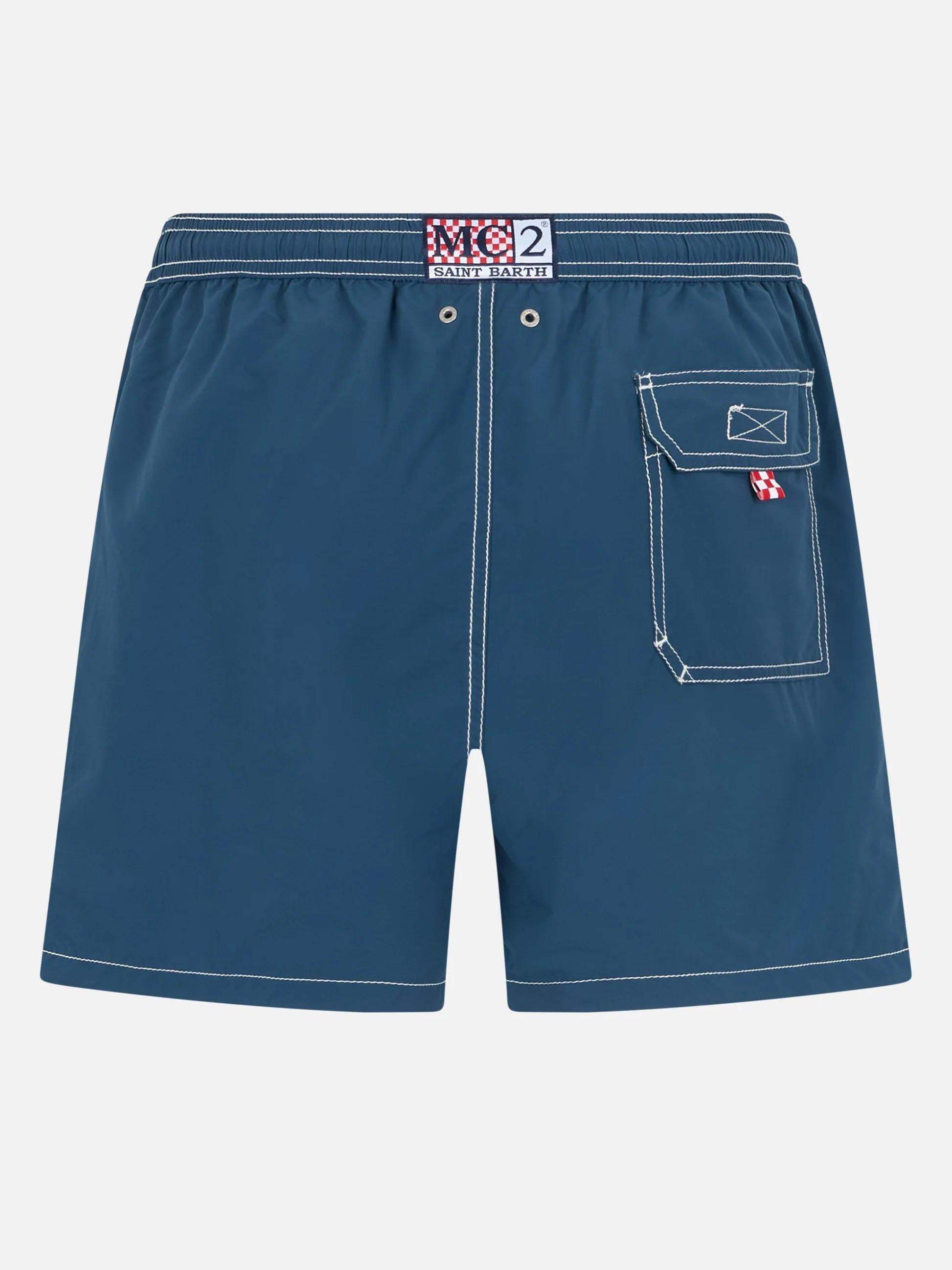 Costume classico leggero Patmos Marine blue PATM001 00248L MC2 SAINT BARTH 