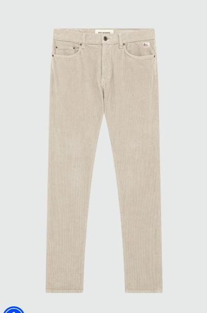 Roy Rogers pantalone in velluto modello Dapper colore mastic RRU90007P4600112 C0134 ROY ROGER'S 