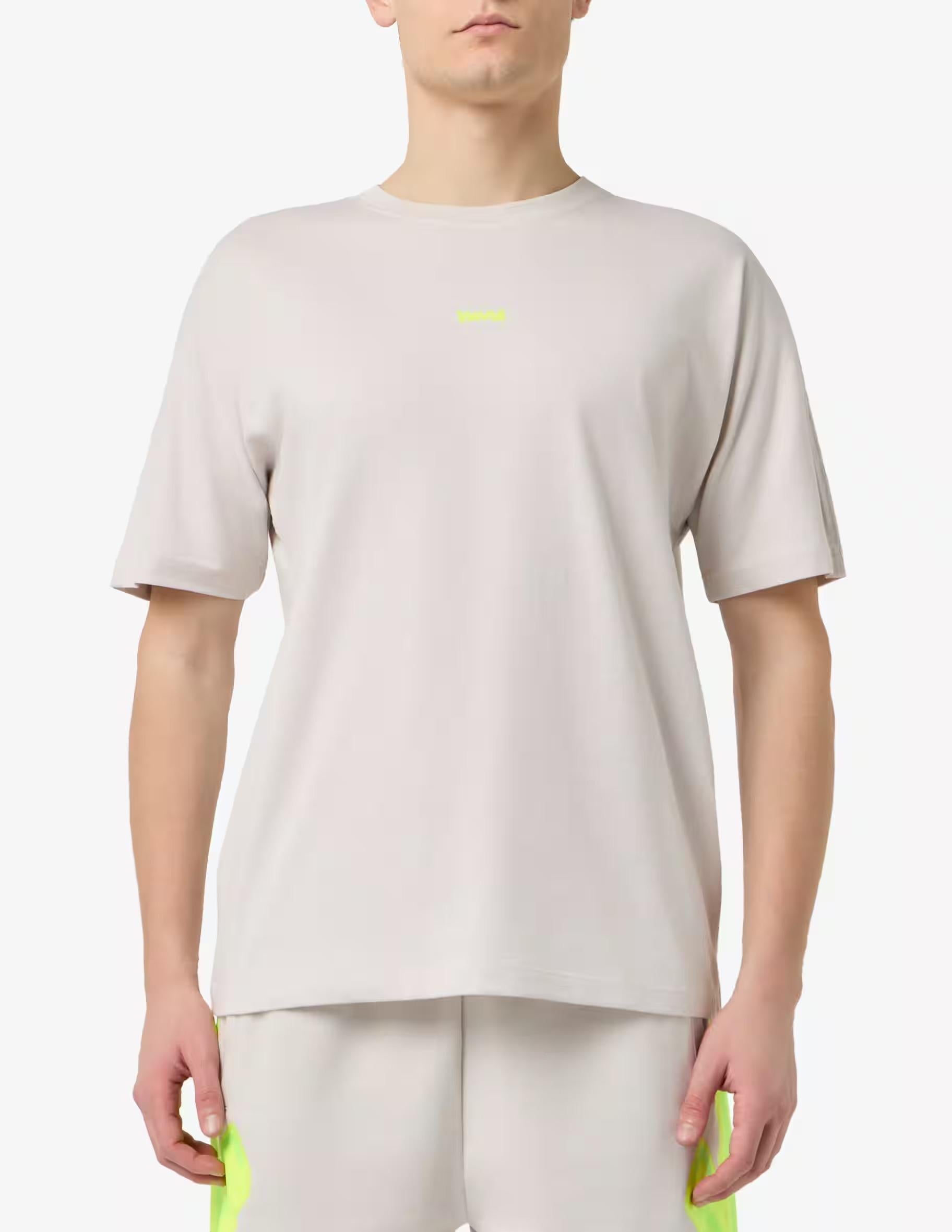 Disclaimer<BR/>T-shirt in cotone jersey graffiti Ghiaccio stampa fluo 26EDS55401 GHIACCIO-ST.G.FLUO DISCLAIMER 