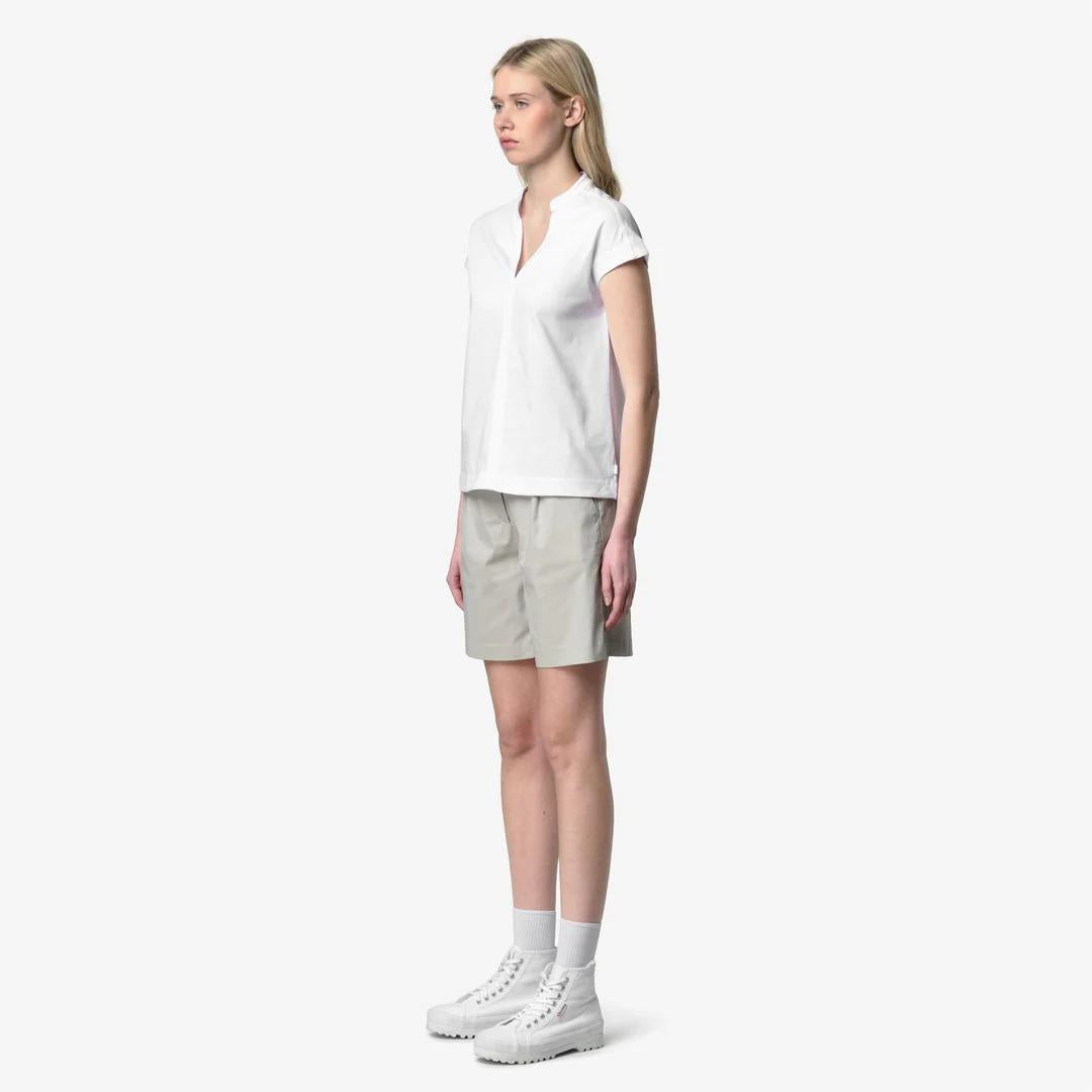 ISELE JERSEY<BR/>WHITE K5137MV 001 K-WAY 