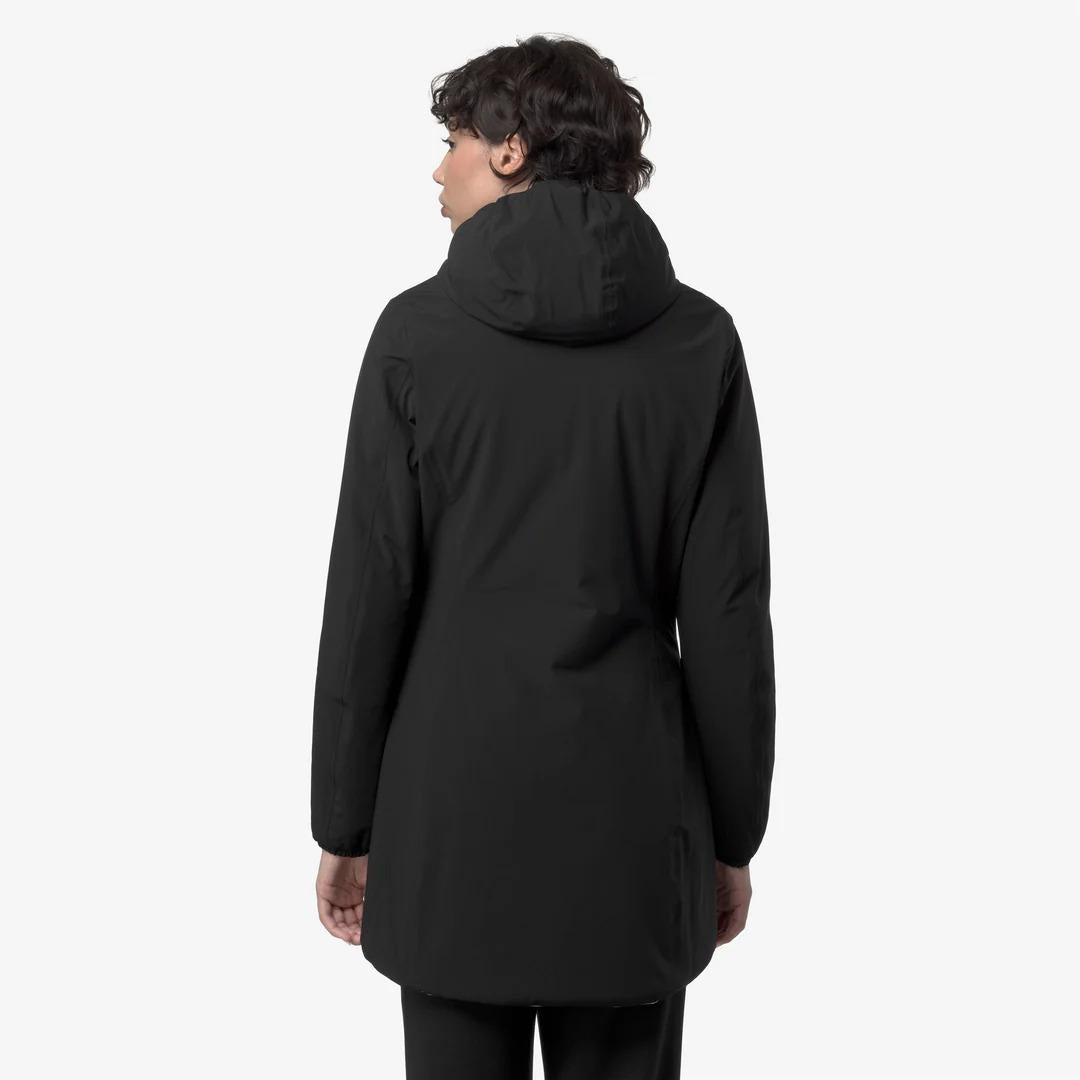 DENISE ST WARM REVERSIBLE<BR/>BLACK PURE-BEIGE CASHMERE K6128UW BC9 K-WAY 