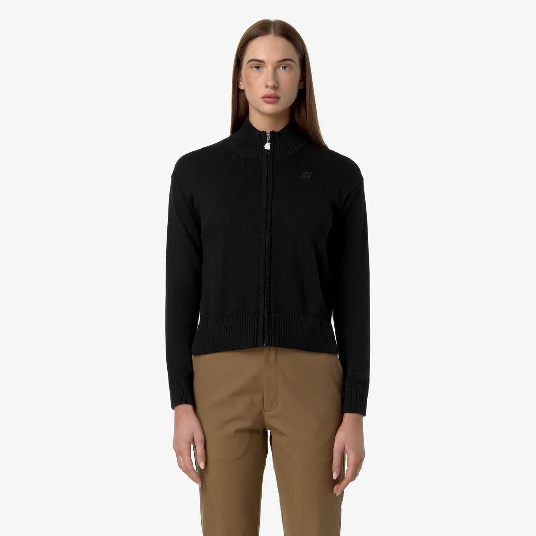 BETINNE COTTON CASHMERE<BR/>BLACK PURE MELANGE K81343W KA6 K-WAY 